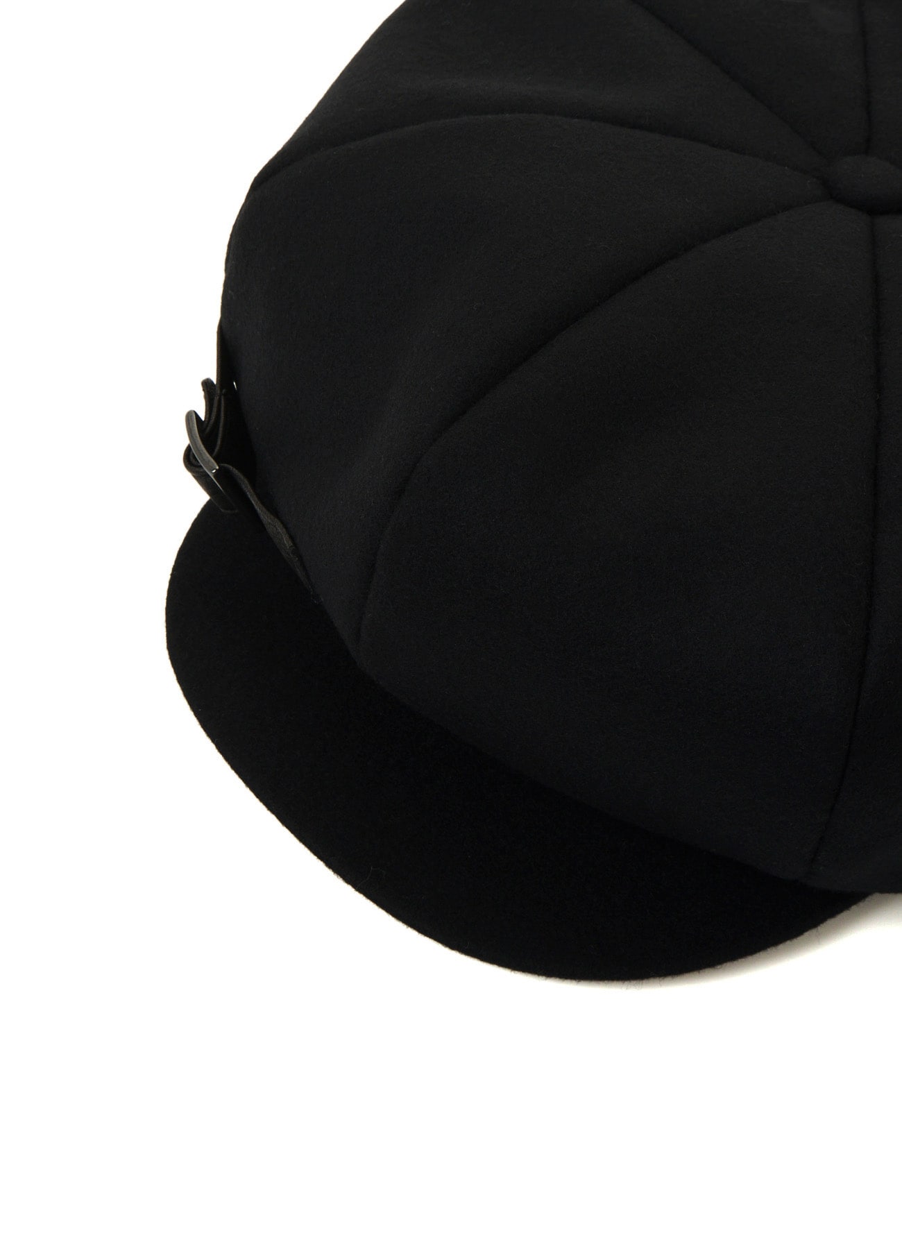 1/16 WOOL FLANNEL 8 PANEL CASQUETTE A(M Black): Yohji Yamamoto