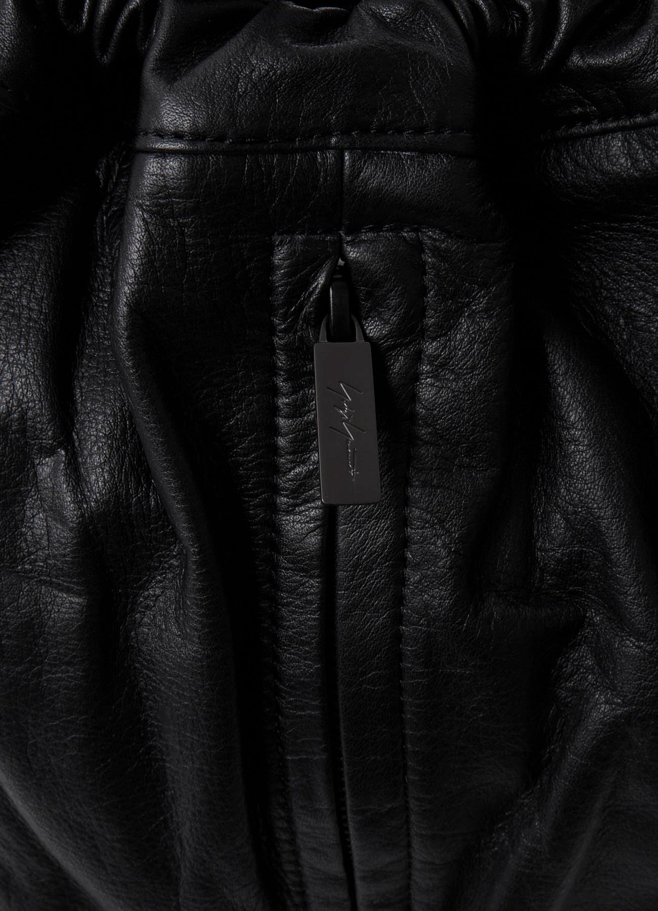 GARMENT LEATHER LETHER DRAWSTRING SACK