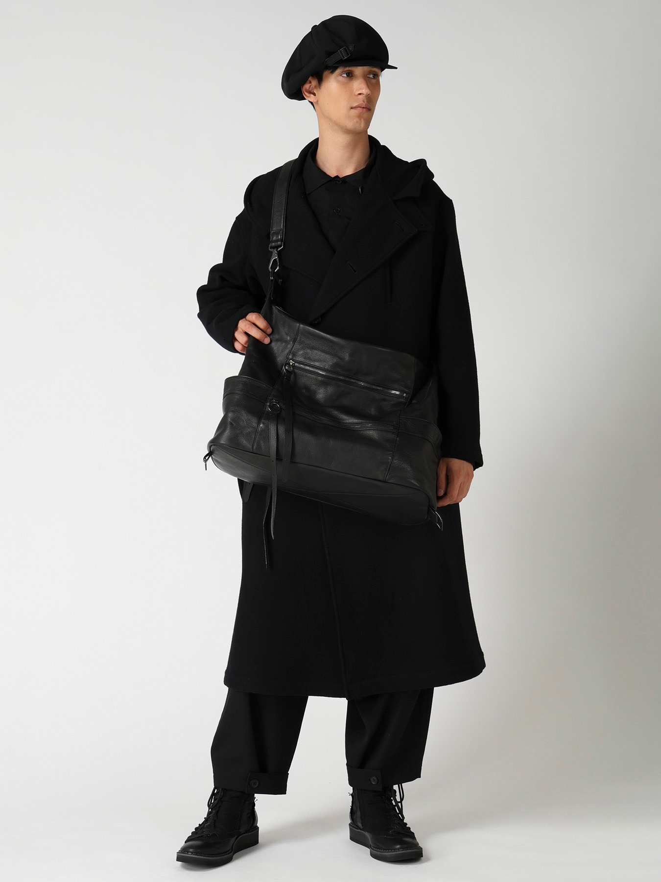 MIMOSA LEATHER  FREE BELT SHOULDER BAG