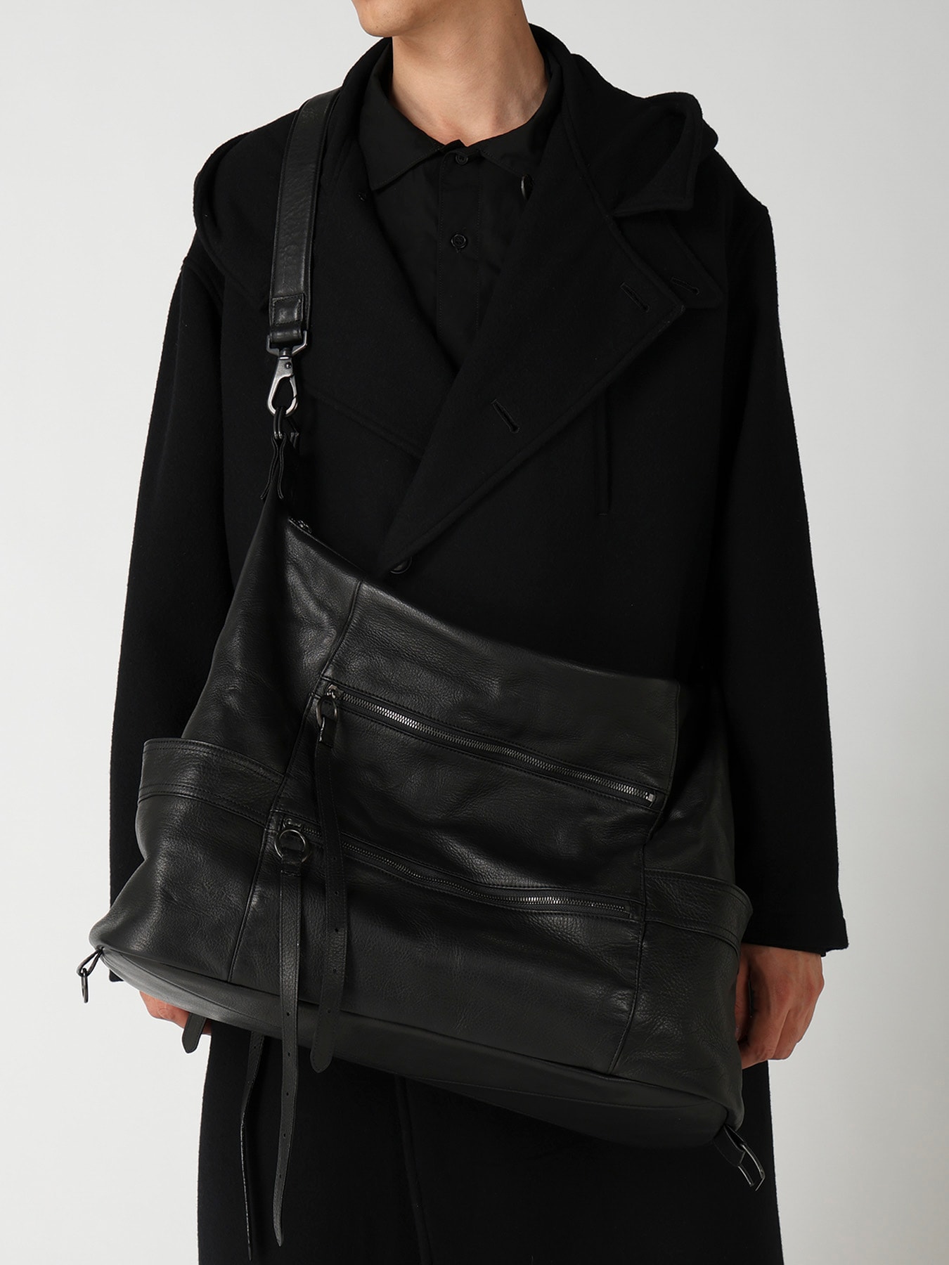 MIMOSA LEATHER  FREE BELT SHOULDER BAG