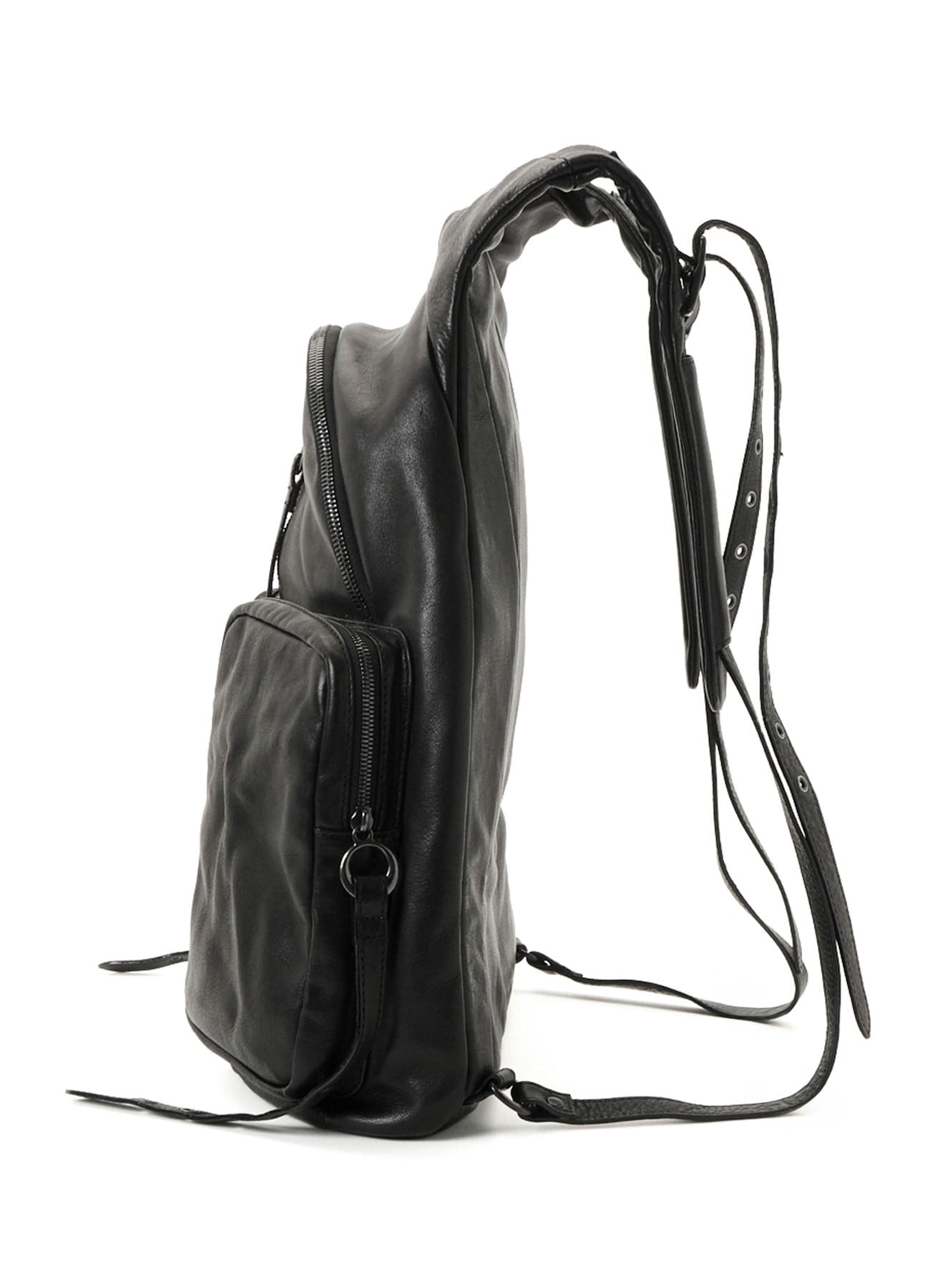 MIMOSA LEATHER  FRONT POCKET BACKPACK