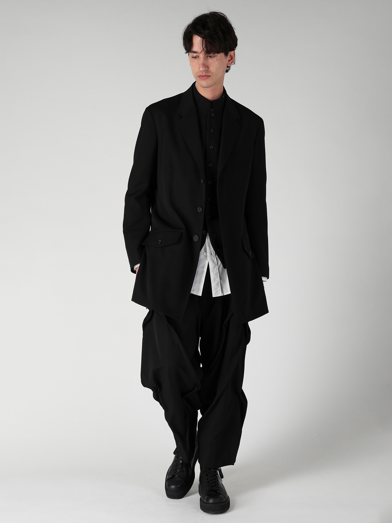 GABARDINE 3B RIMMED POCKET JKT