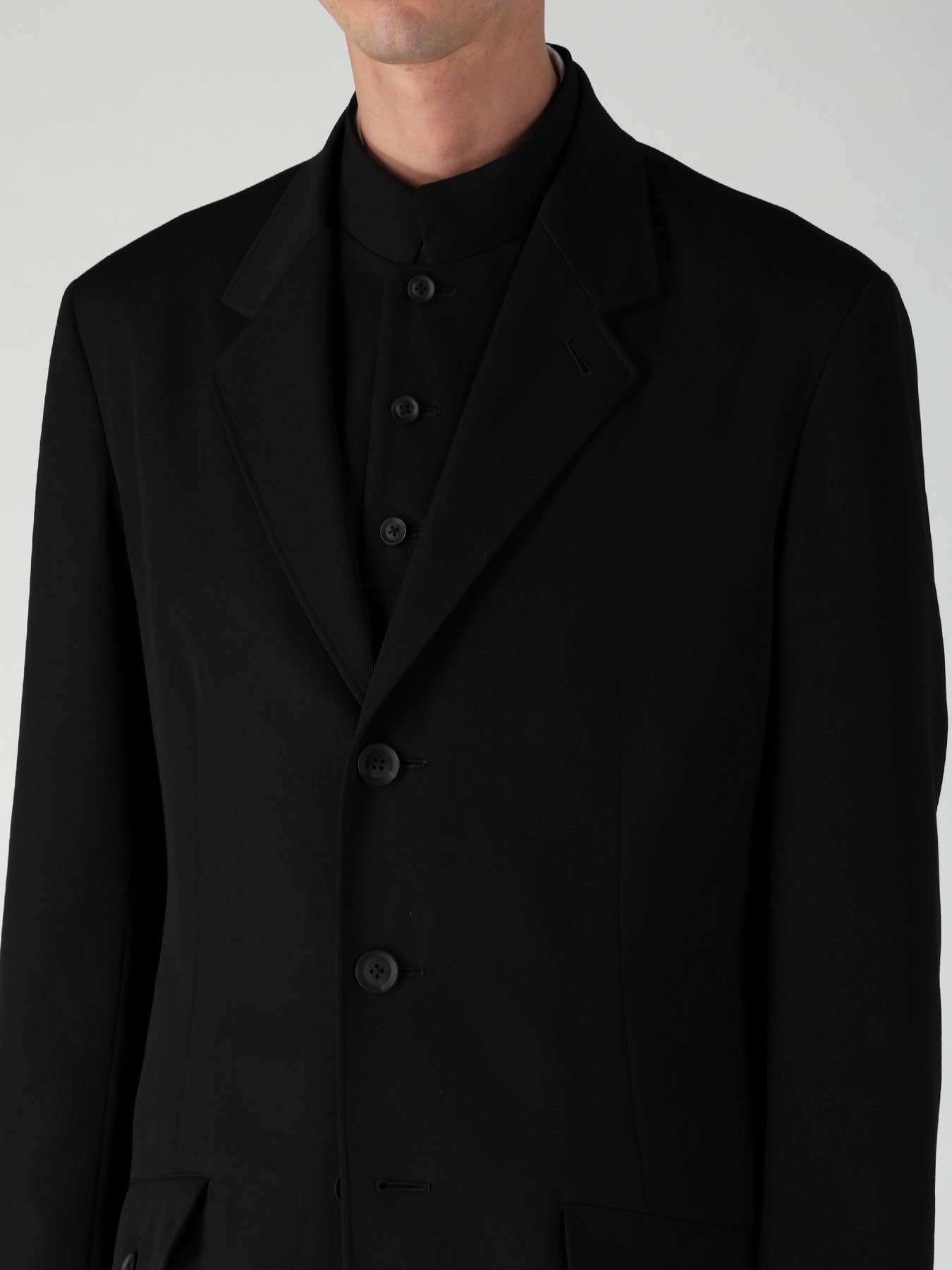 GABARDINE 3B RIMMED POCKET JKT