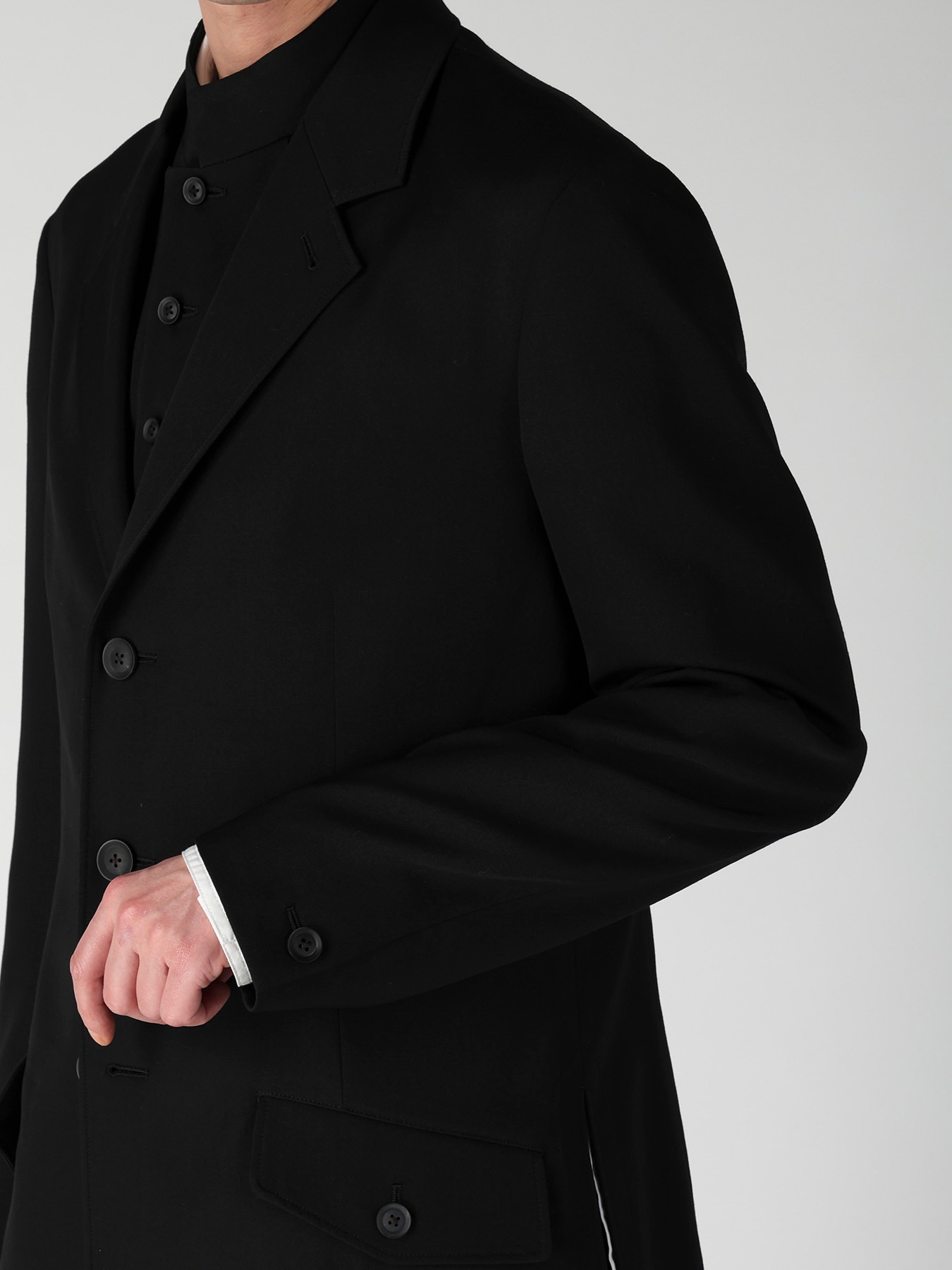 GABARDINE 3B RIMMED POCKET JKT