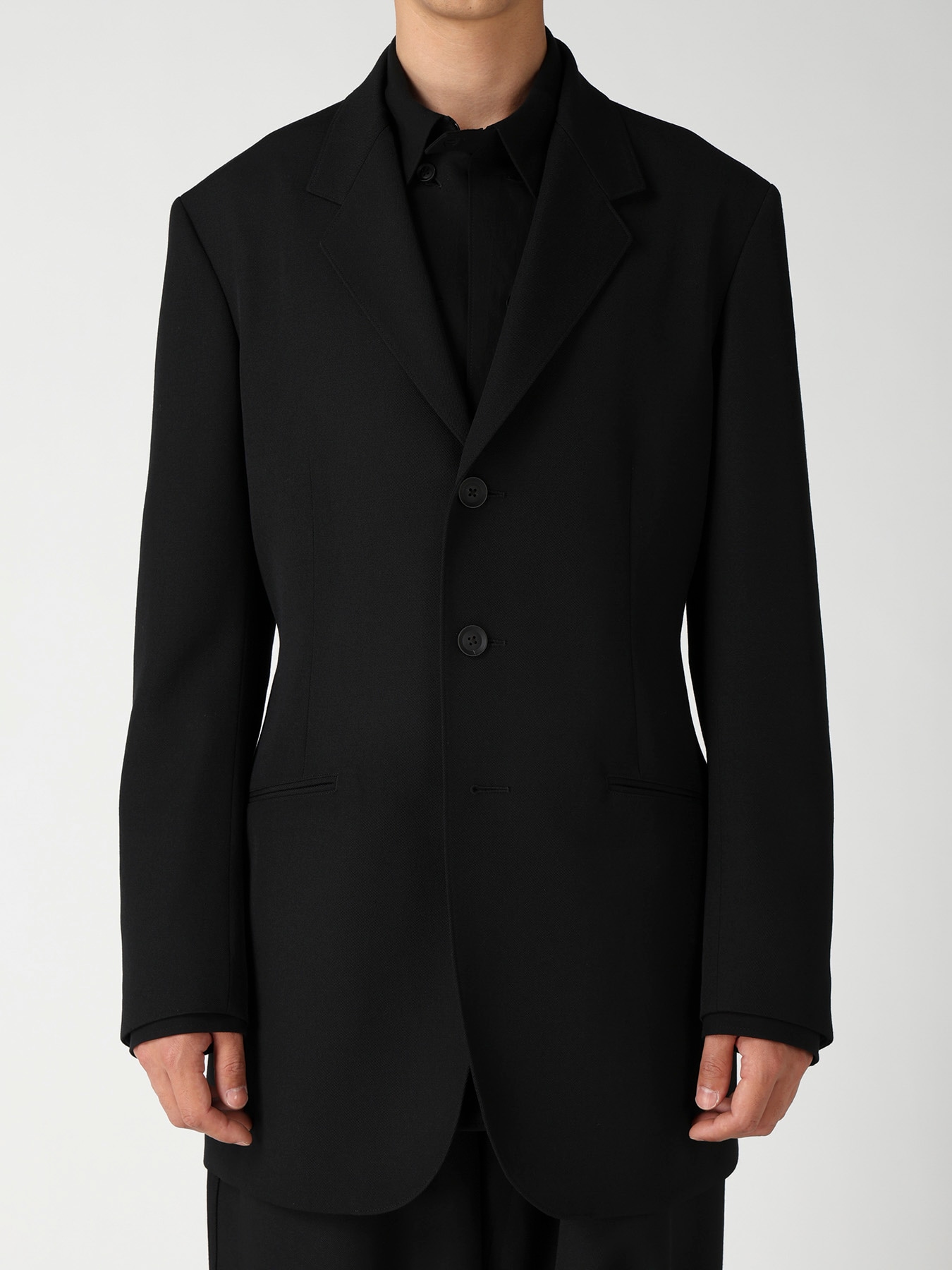ARMY GABARDINE 3B SIDE SLIT JACKET