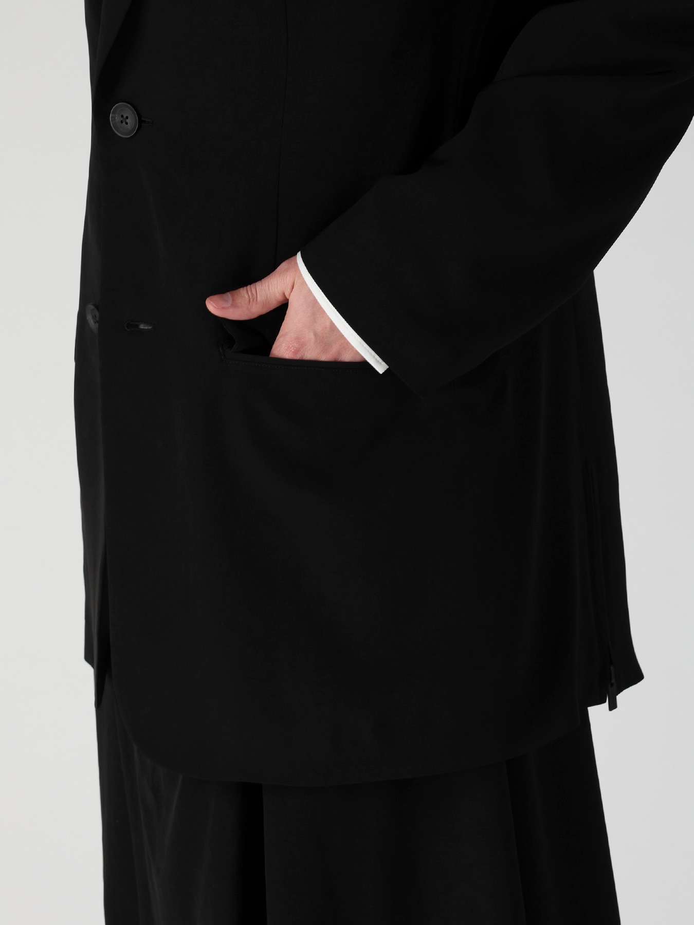 TA TUXEDO LEFT SIDE ZIP JACKET
