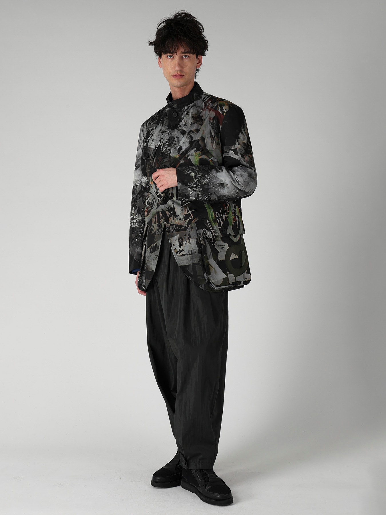 PE GRAPHITE KH GRAFFITI KHAKI JACKET