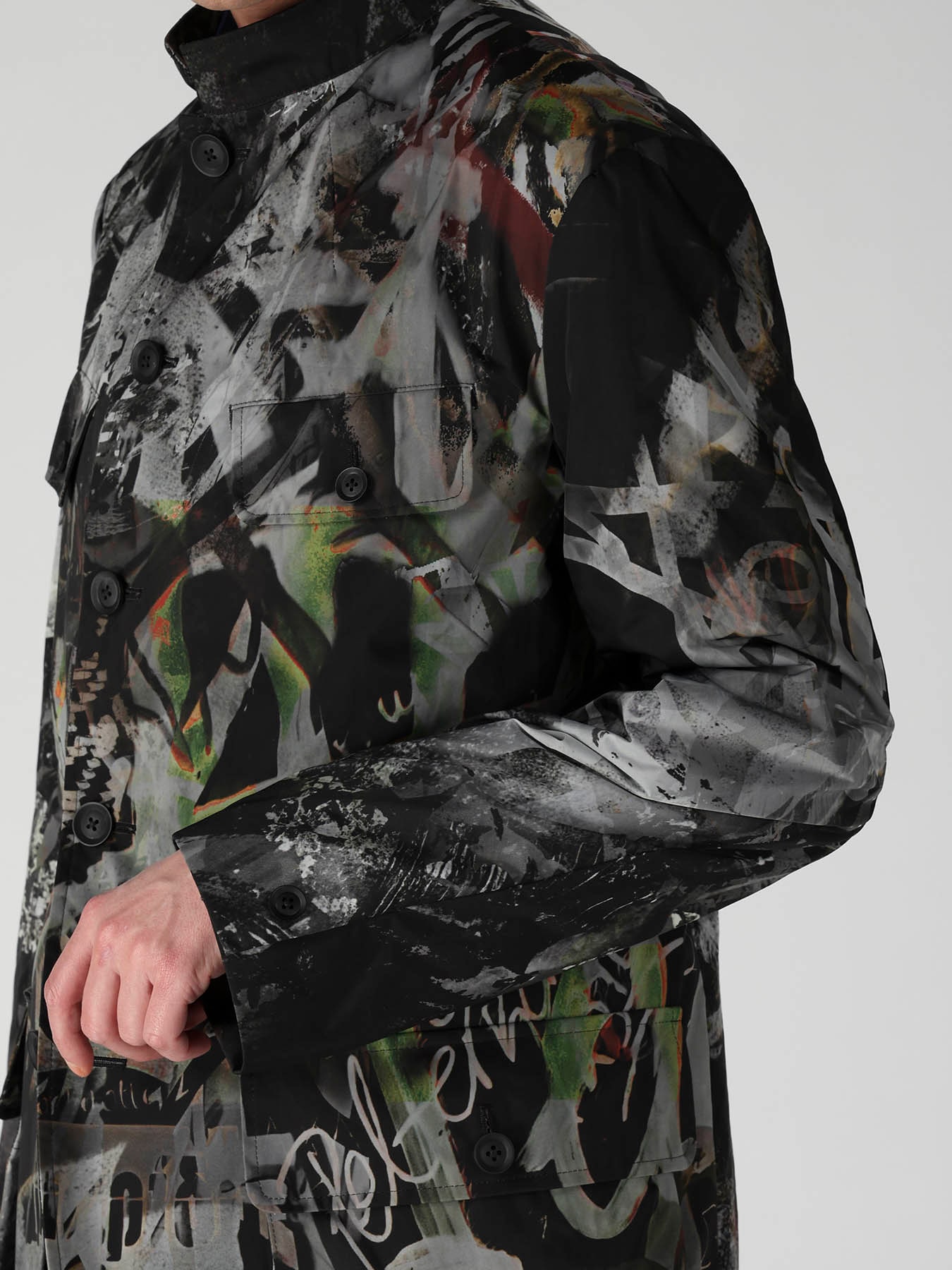 PE GRAPHITE KH GRAFFITI KHAKI JACKET