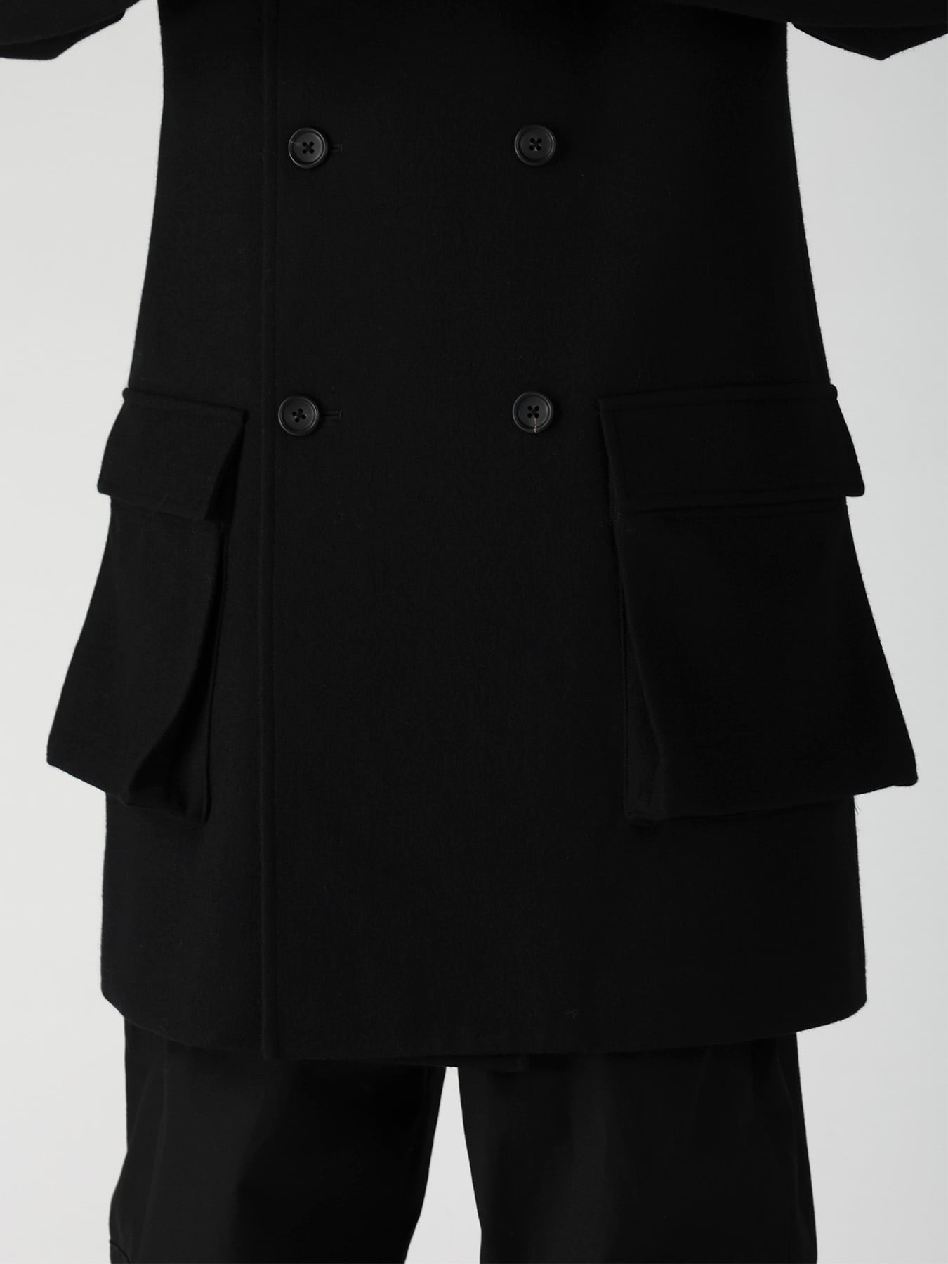 MELTON STEAM 6 BOTTONS DOUBLE JACKET