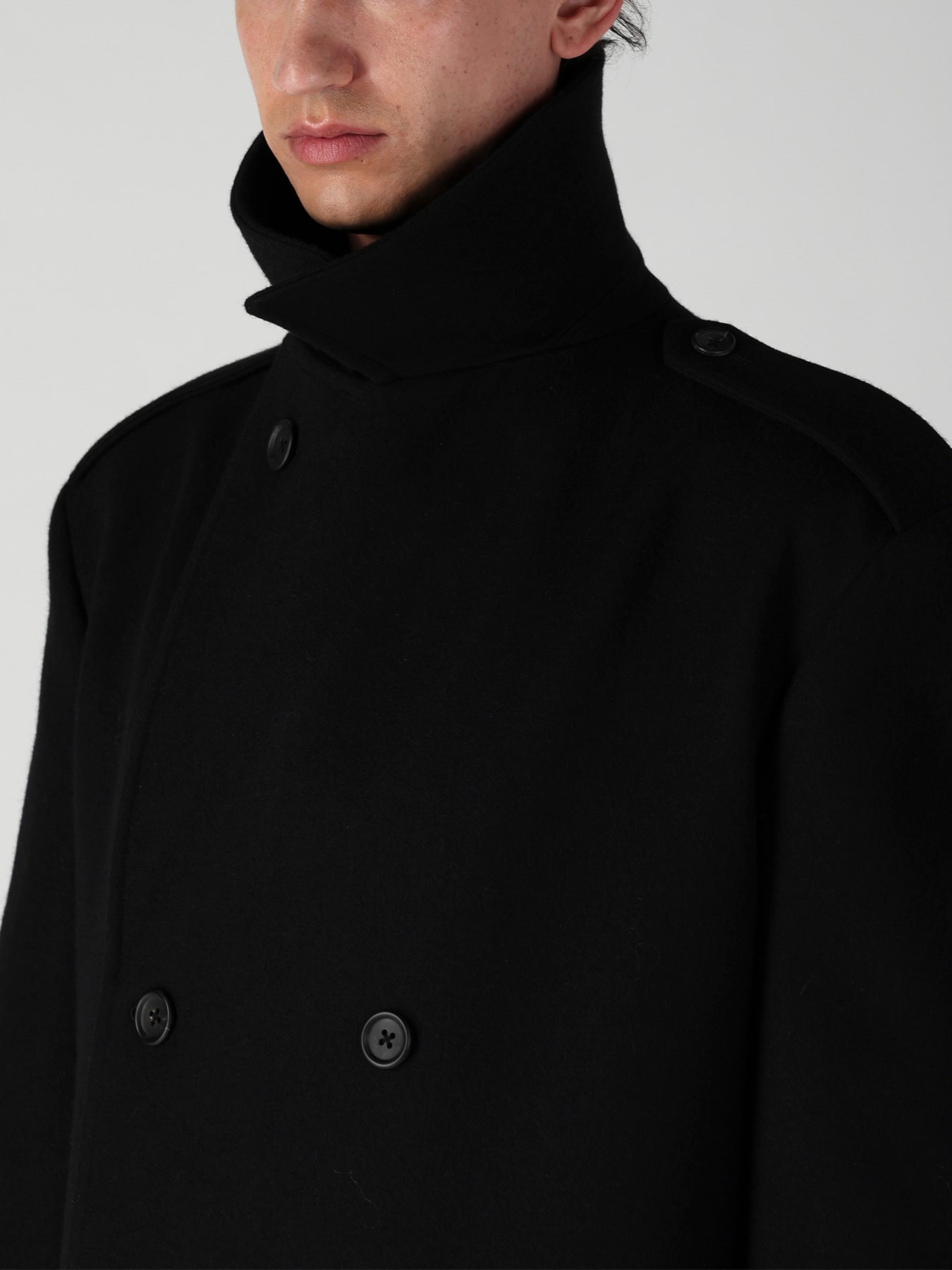 MELTON STEAM 6 BOTTONS DOUBLE JACKET