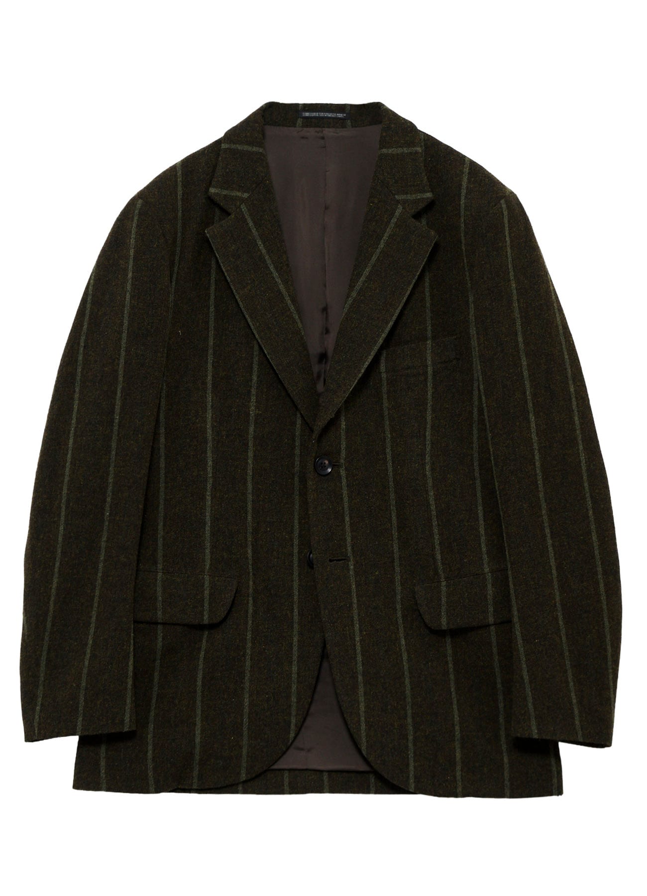 SPUN COLOR STRIPE 2 BUTTONS NOTCHED JACKET