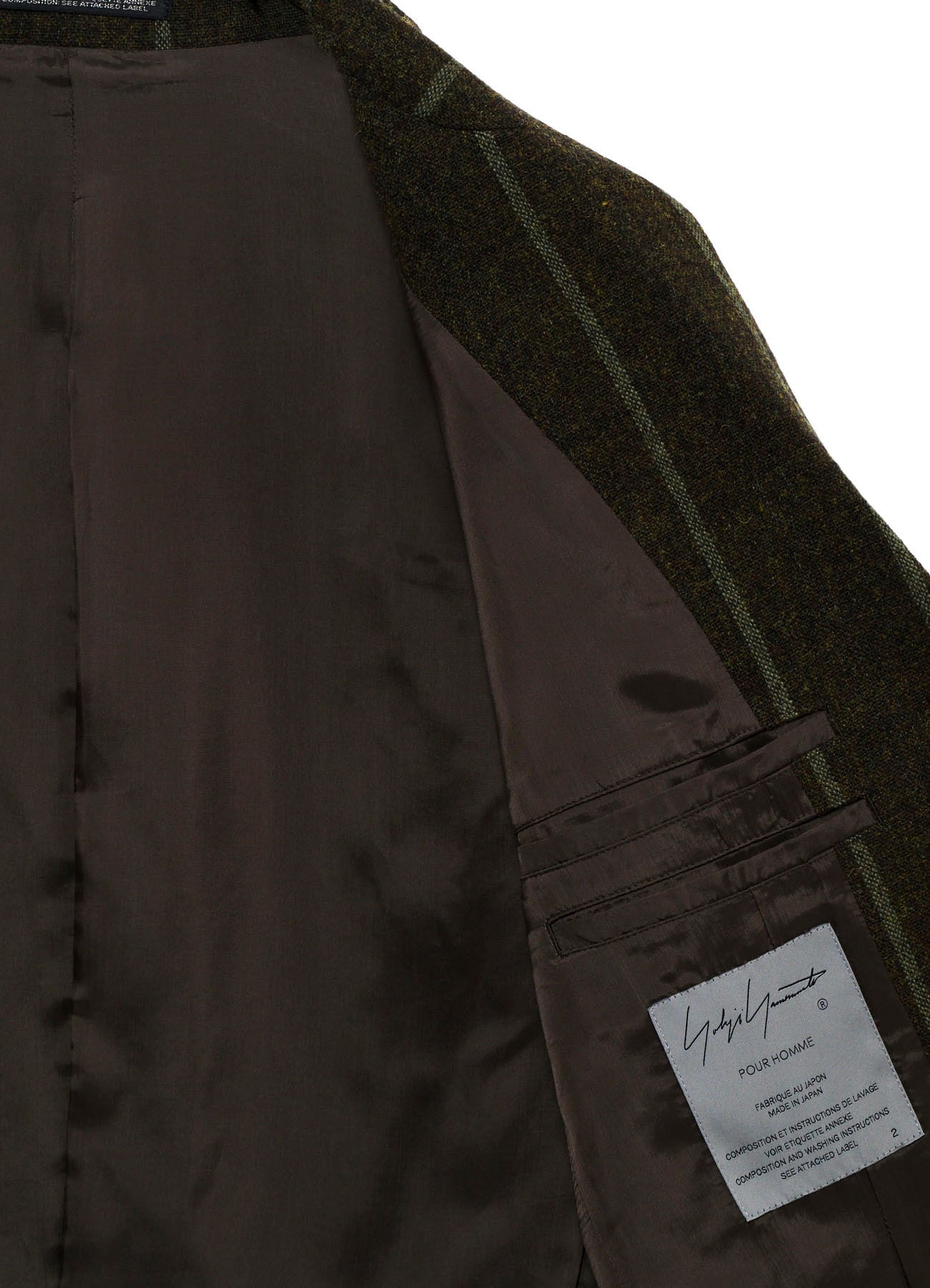 SPUN COLOR STRIPE 2 BUTTONS NOTCHED JACKET
