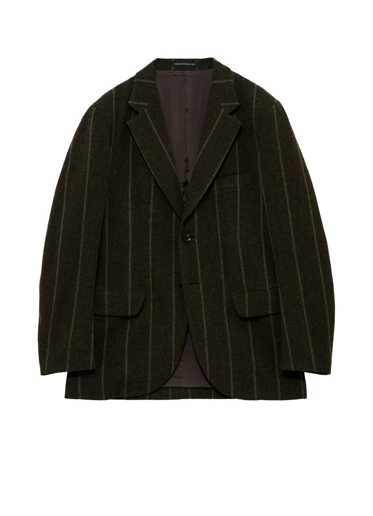 SPUN COLOR STRIPE 2 BUTTONS NOTCHED JACKET