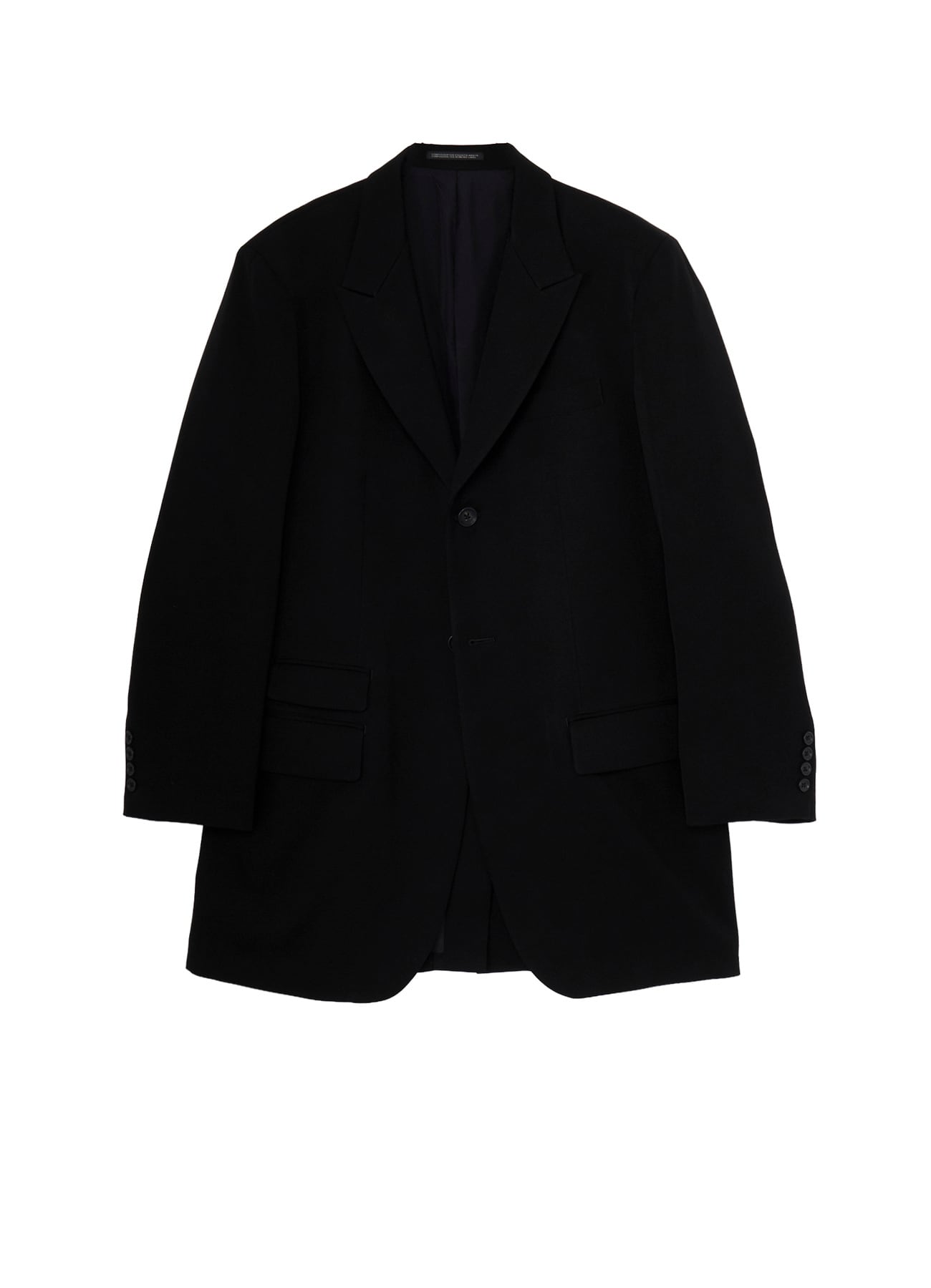 W TUXEDO 2BUTTONS FLAP JACKET