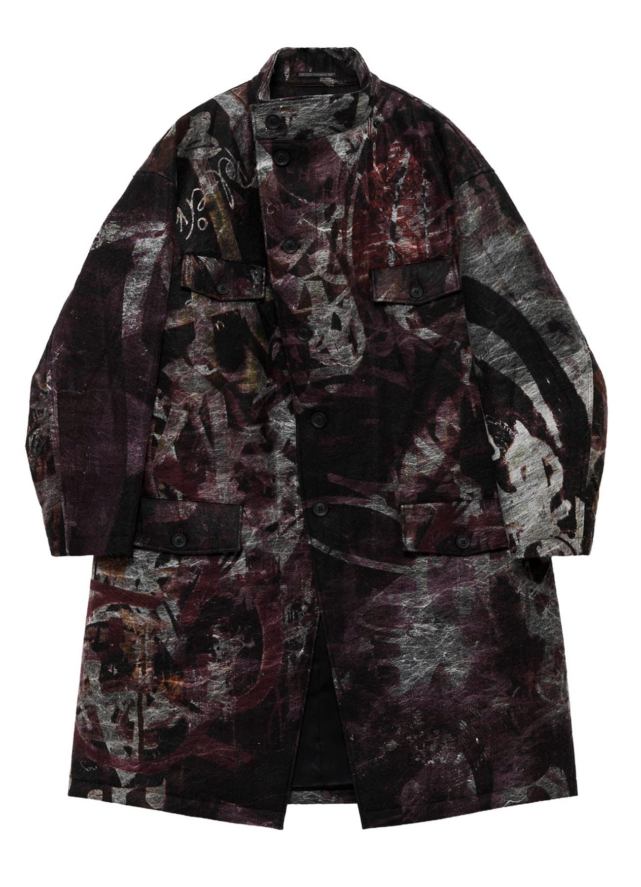 GRAFFITI KHAKI PADDED JACKET
