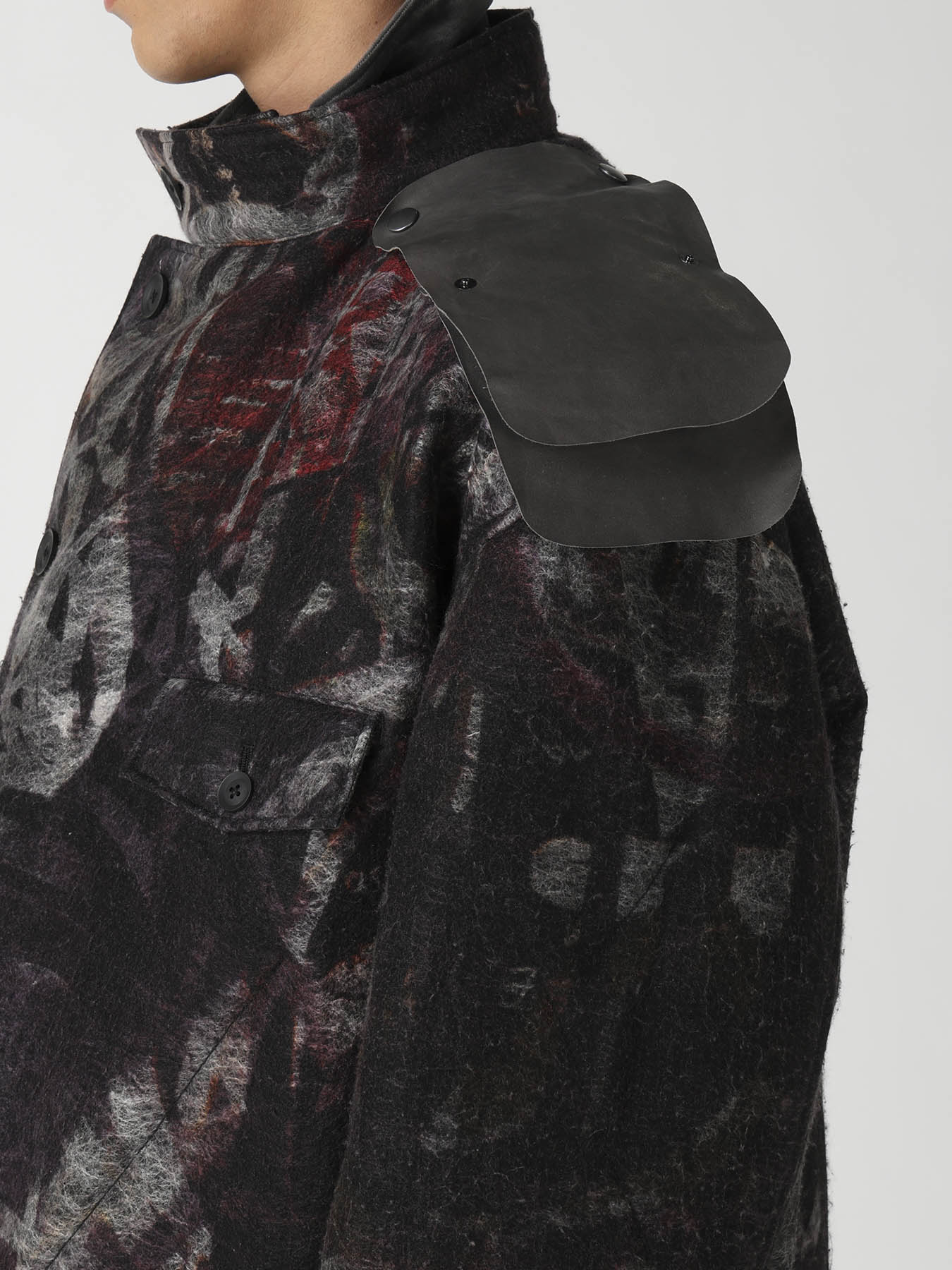 GRAFFITI KHAKI PADDED JACKET