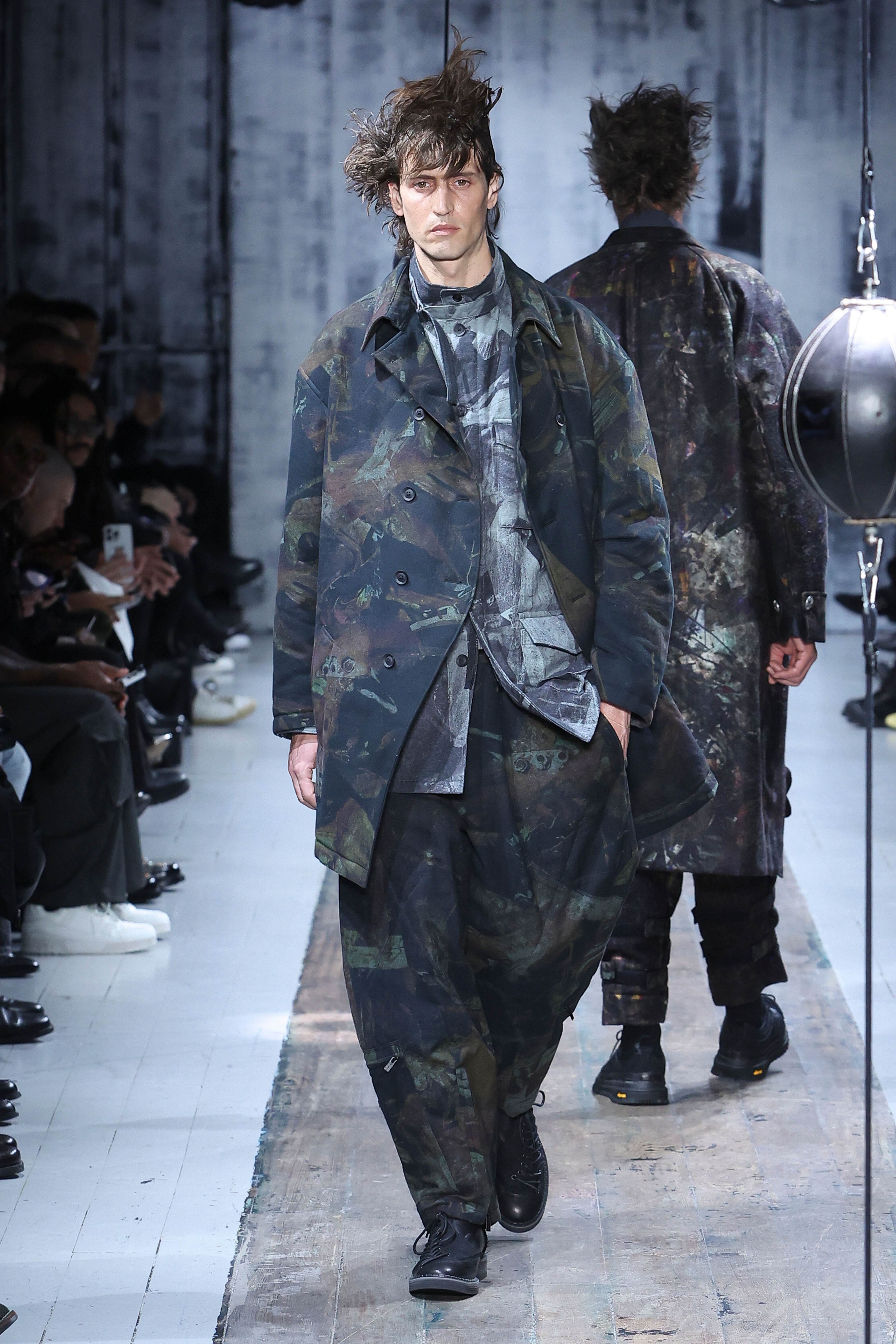 RUST SCRAP FLANNEL PADDED JACKET