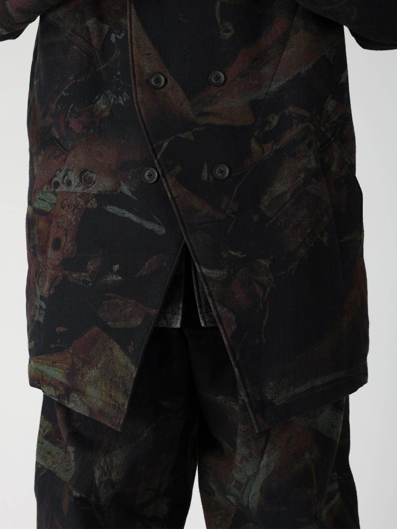 RUST SCRAP FLANNEL PADDED JACKET