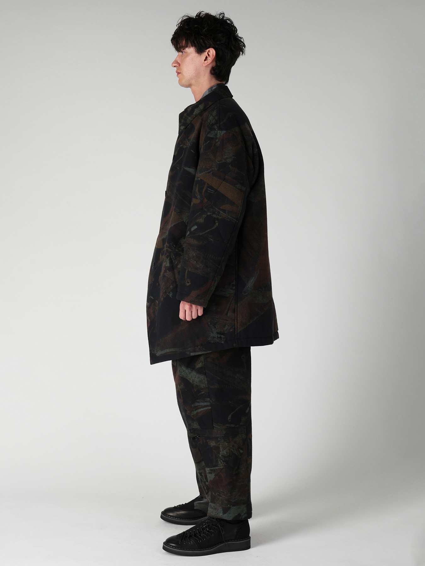 RUST SCRAP FLANNEL PADDED JACKET