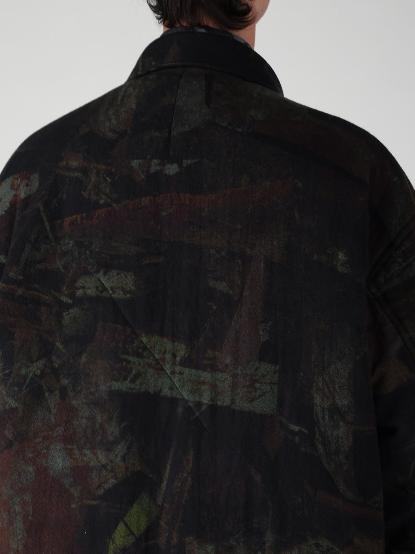 RUST SCRAP FLANNEL PADDED JACKET