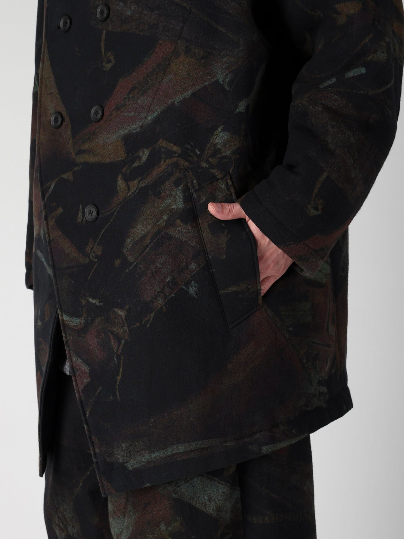 RUST SCRAP FLANNEL PADDED JACKET