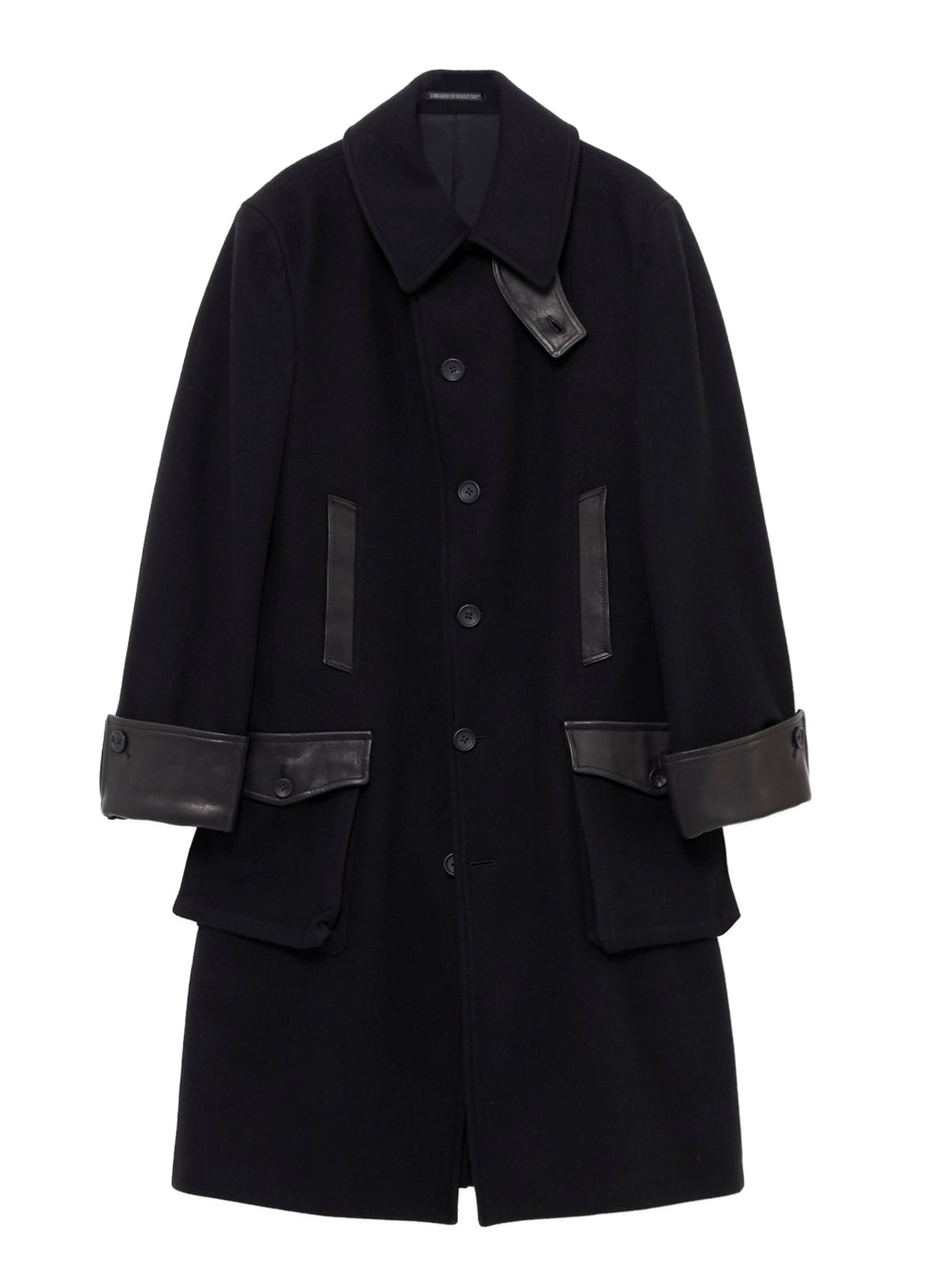 WOOL FLANNEL BELT DETAIL MILITARY 6B JACKET