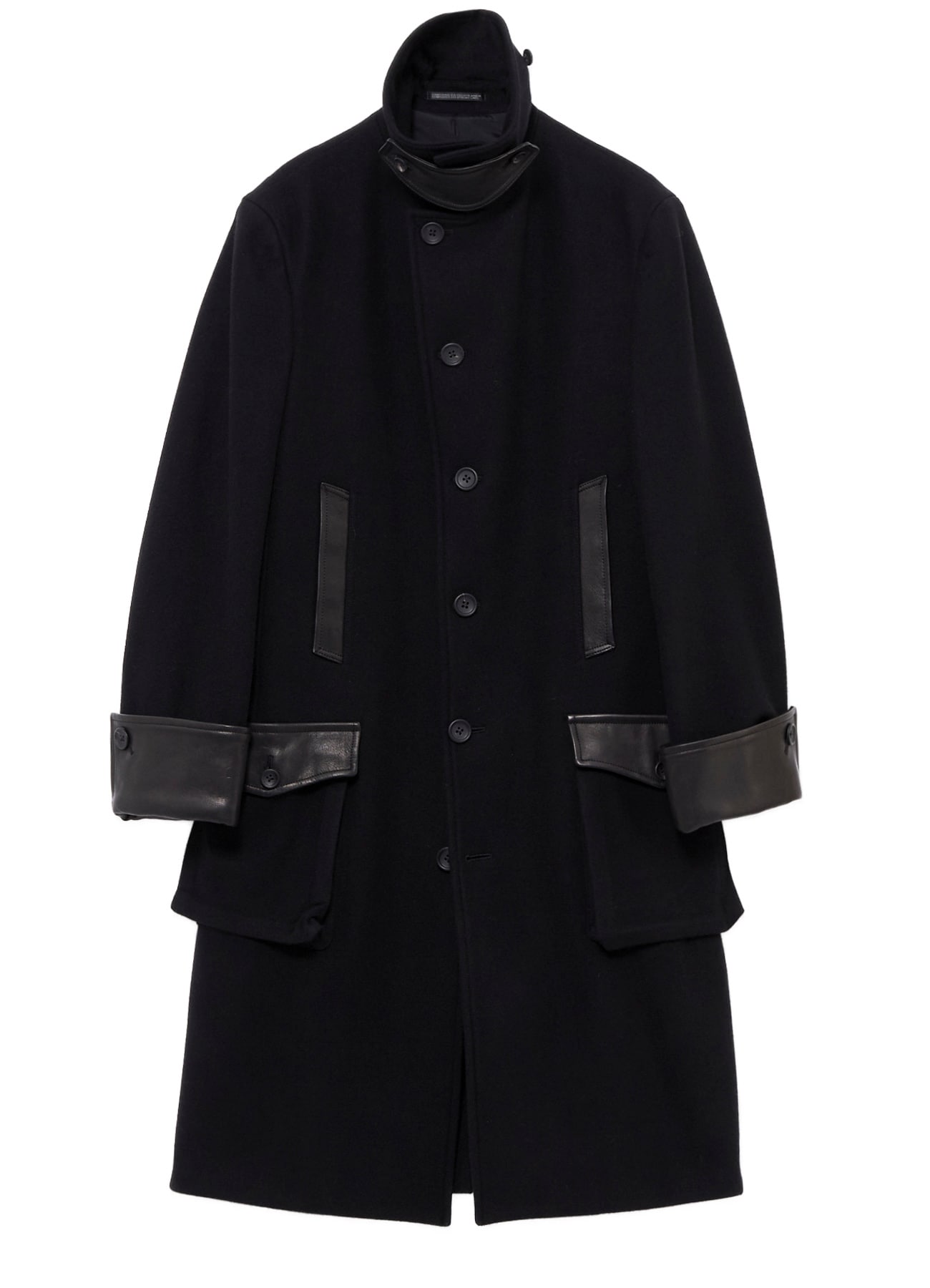 WOOL FLANNEL BELT DETAIL MILITARY 6B JACKET
