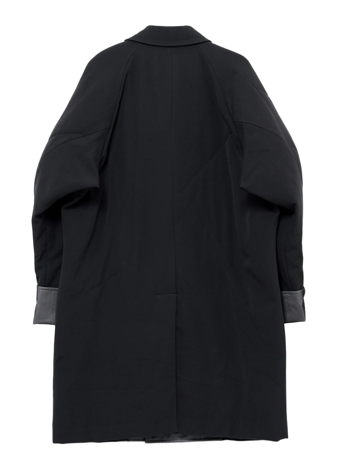 INK DYED ARMY GABARDINE PADDED NAPOLEON JACKET