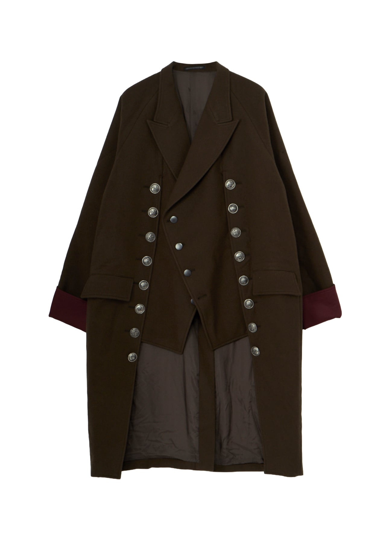 WOOL FLANNEL KH PADDED RAGLAN VEST JACKET