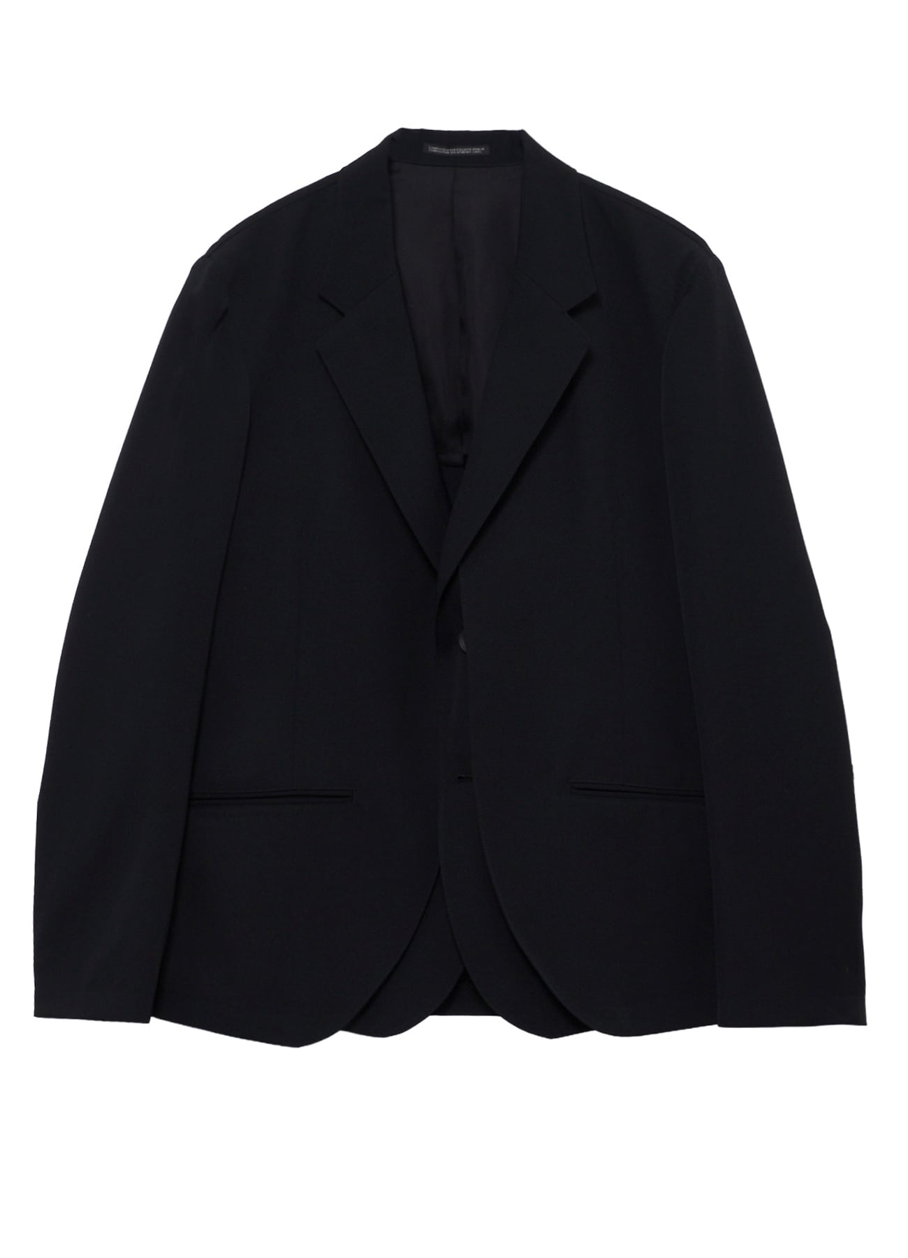 WOOL GABARDINE FRONT DOUBLE JKT