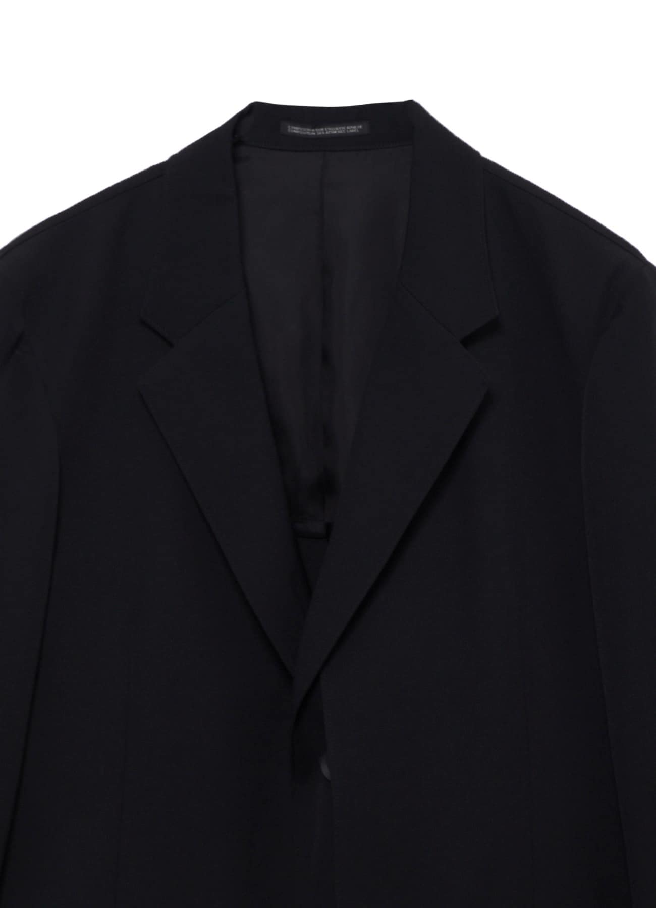 WOOL GABARDINE FRONT DOUBLE JKT