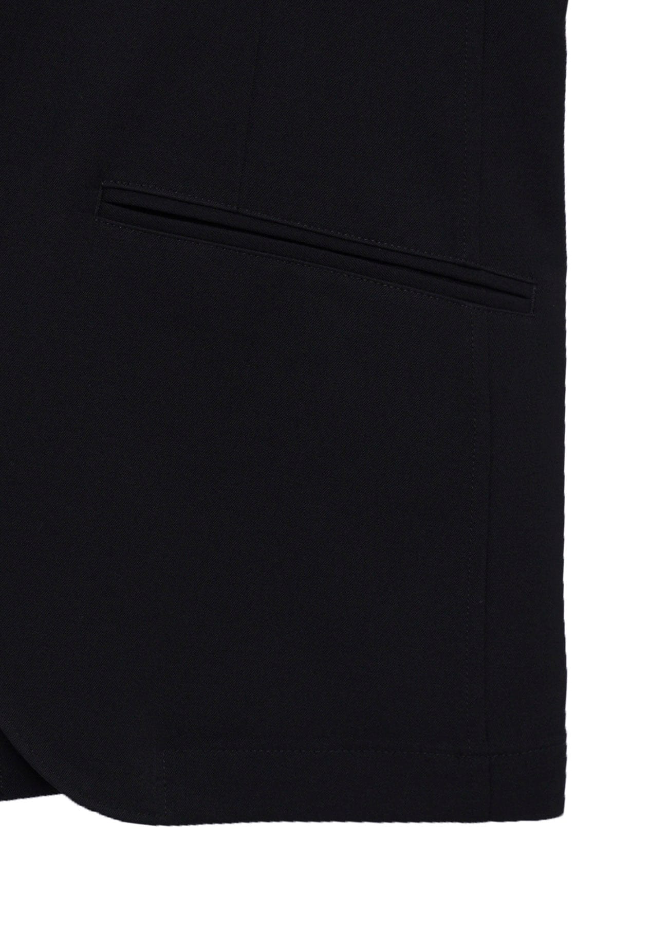 WOOL GABARDINE FRONT DOUBLE JKT