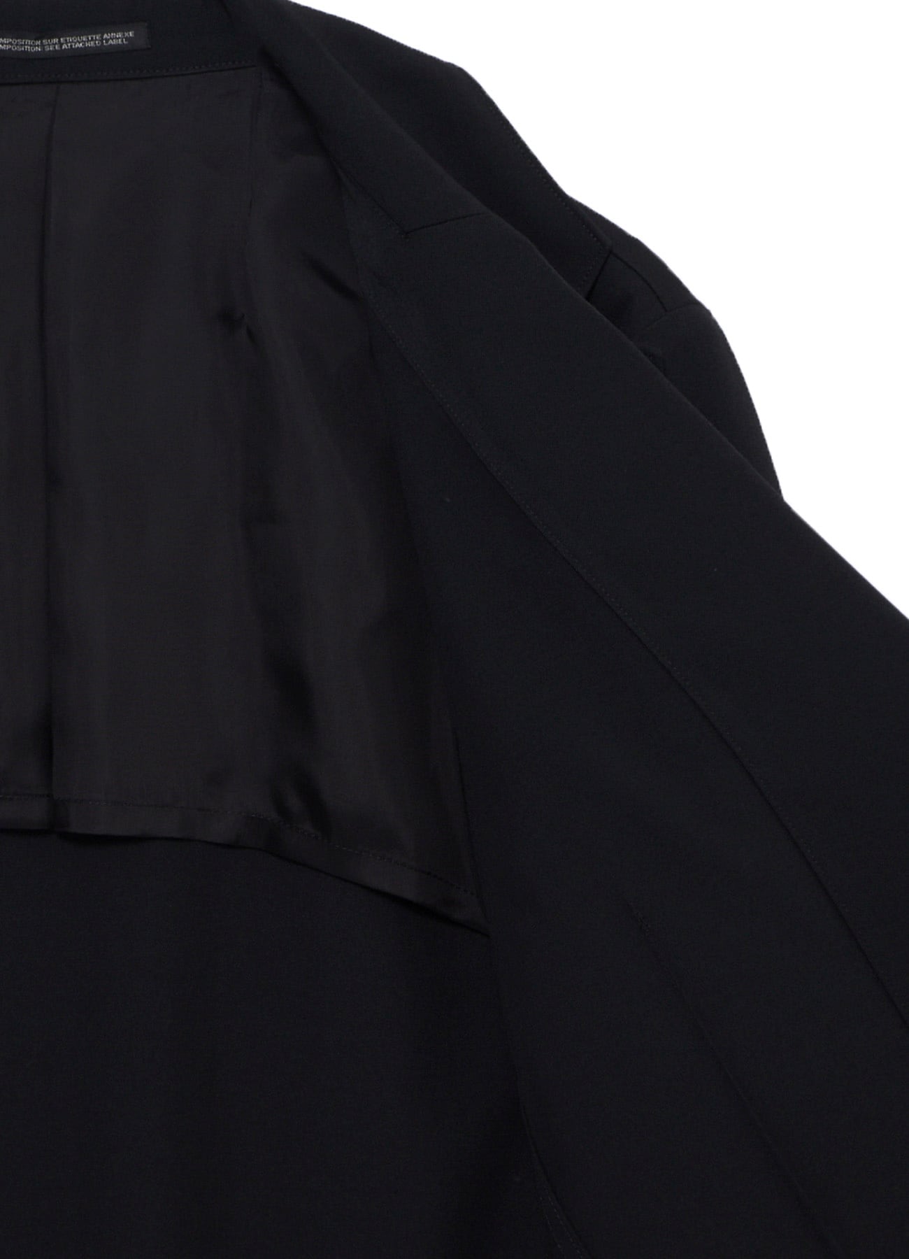 WOOL GABARDINE FRONT DOUBLE JKT
