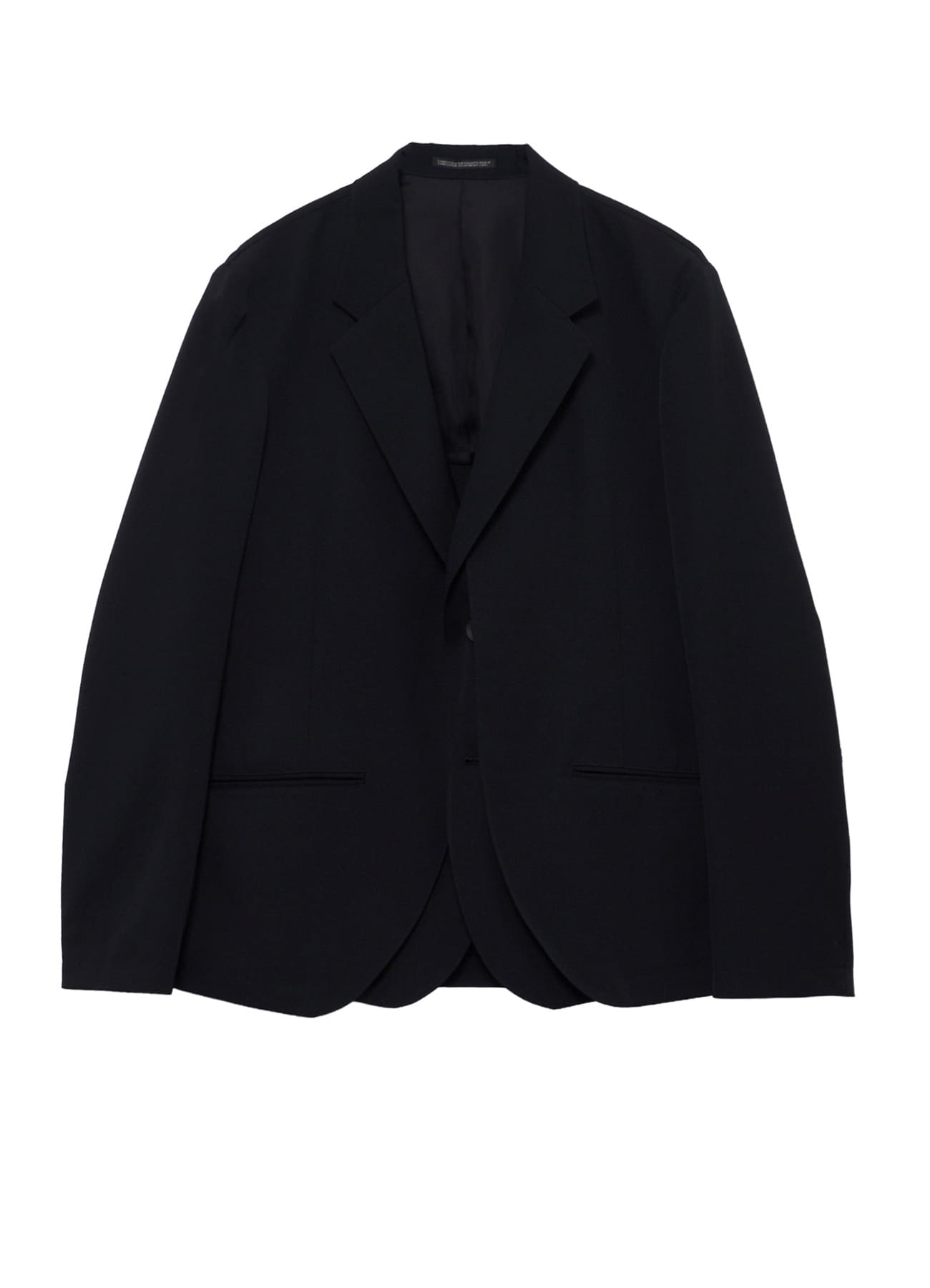 WOOL GABARDINE FRONT DOUBLE JKT