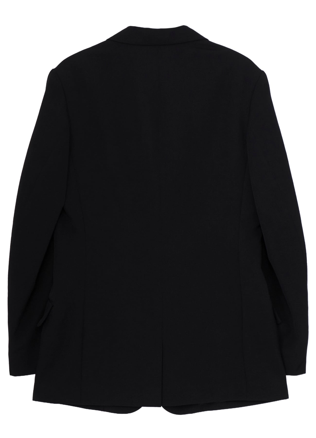 WOOL GABARDINE STITCH LAPEL JACKET