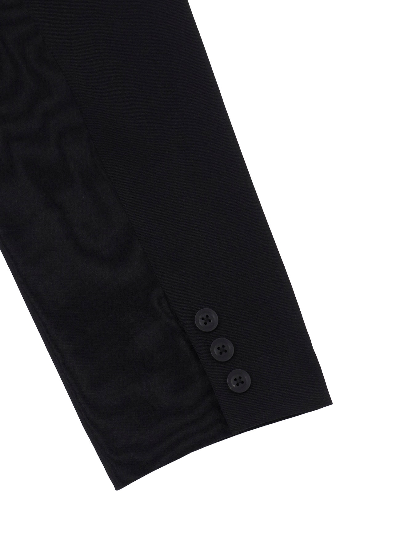WOOL GABARDINE STITCH LAPEL JACKET