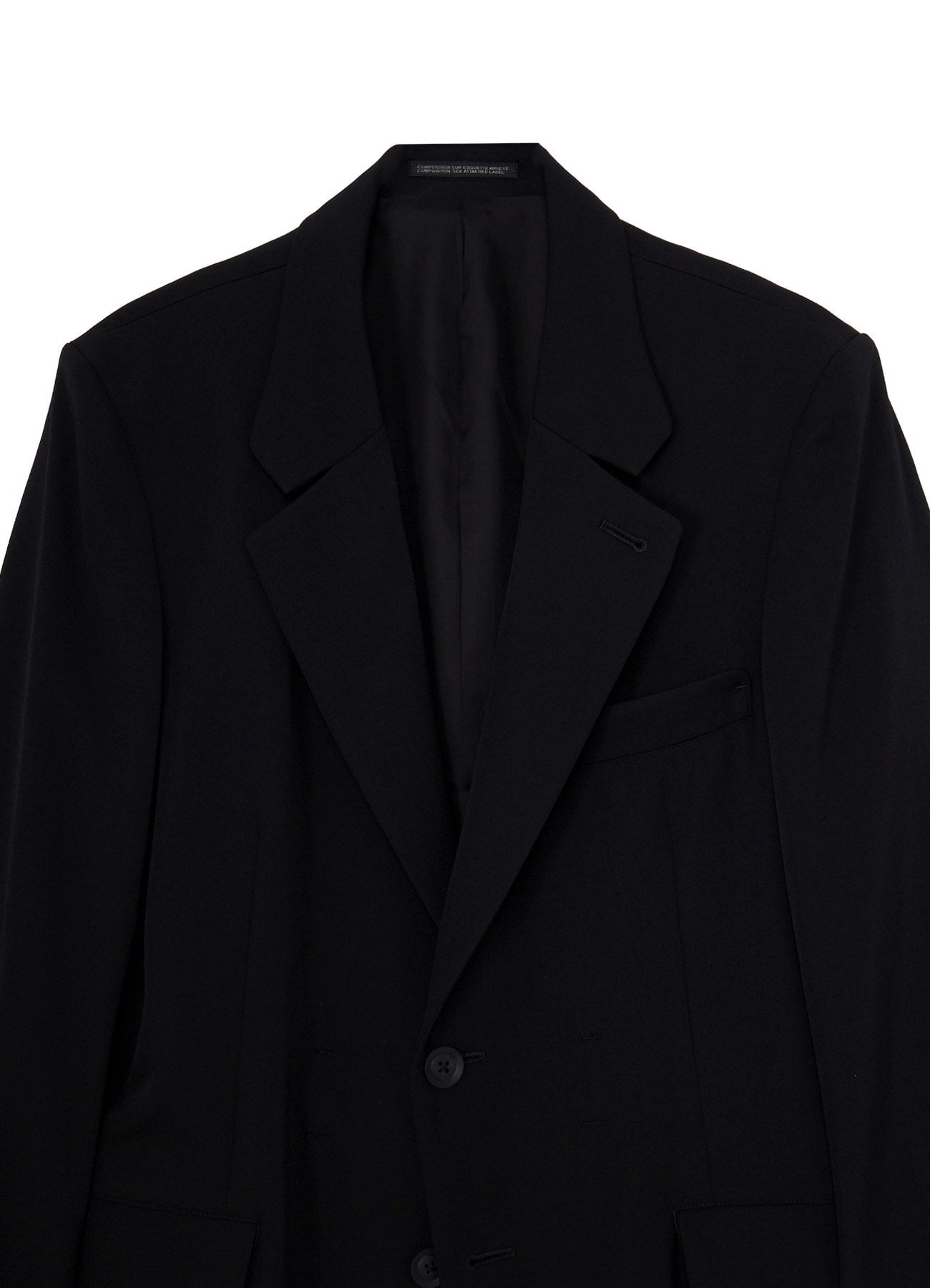WOOL GABARDINE INNER BELT JACKET