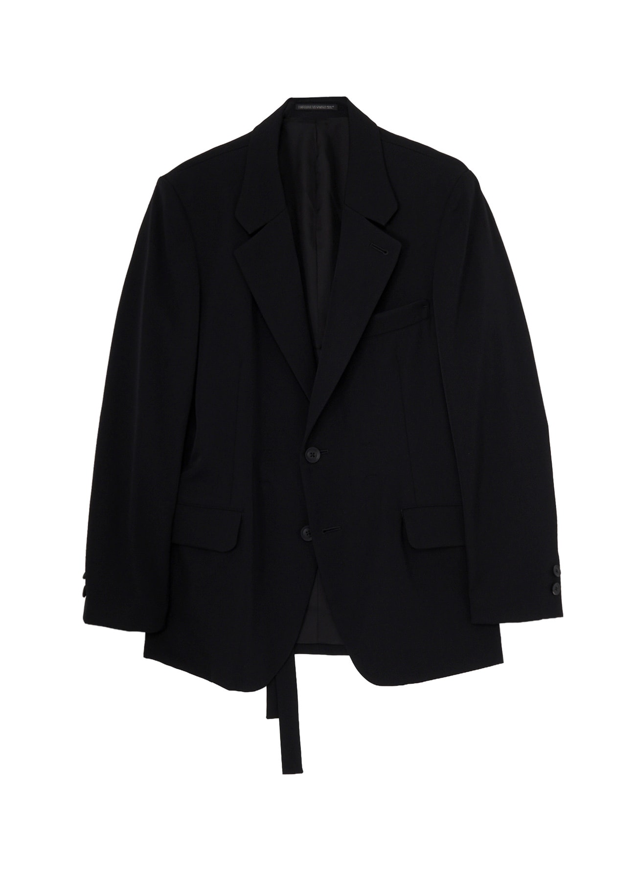 WOOL GABARDINE INNER BELT JACKET