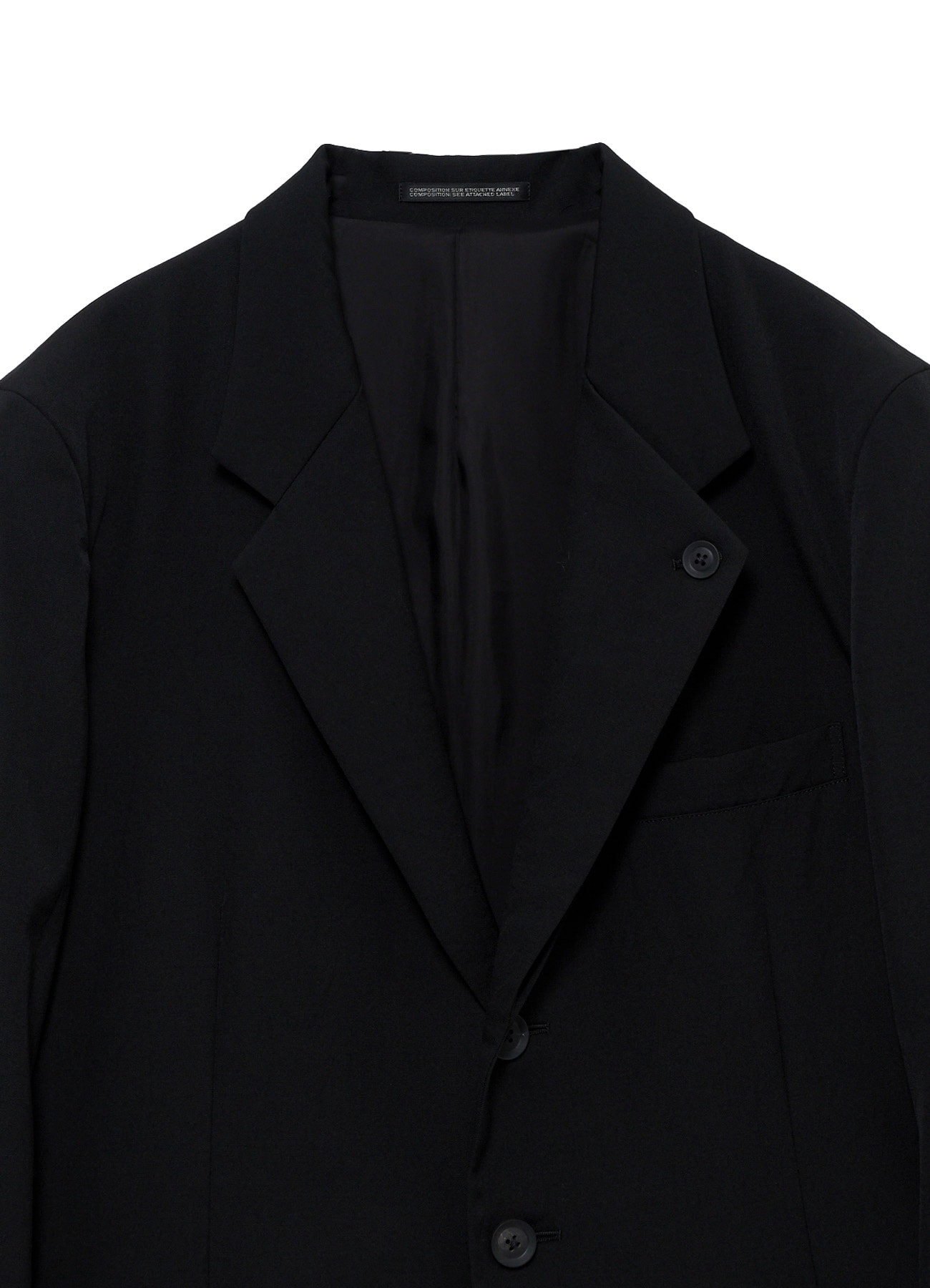 WOOL GABARDINE SKULL-PRINTED DISCHARGE JACKET