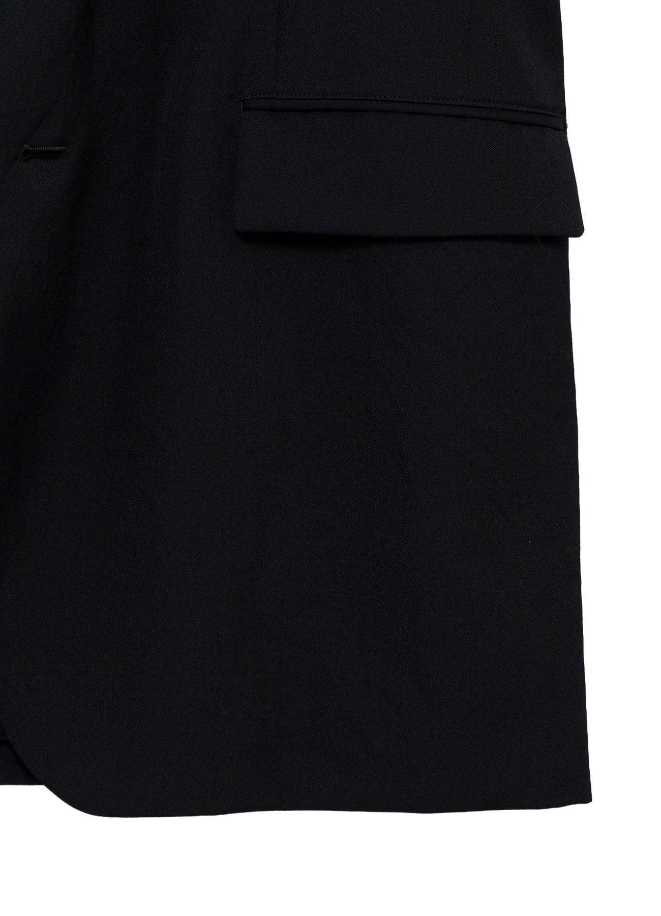 WOOL GABARDINE SKULL-PRINTED DISCHARGE JACKET