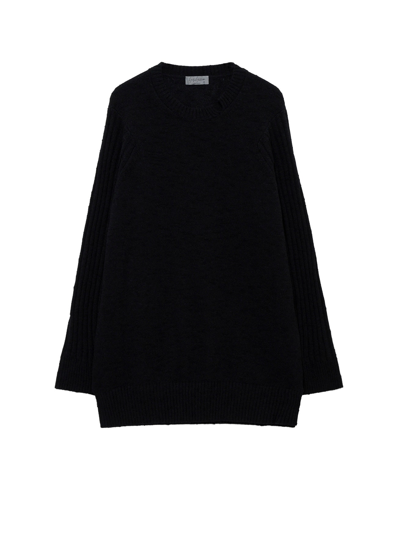 7G PLATING SINGLE JERSEY RIB ROUND NECK PO