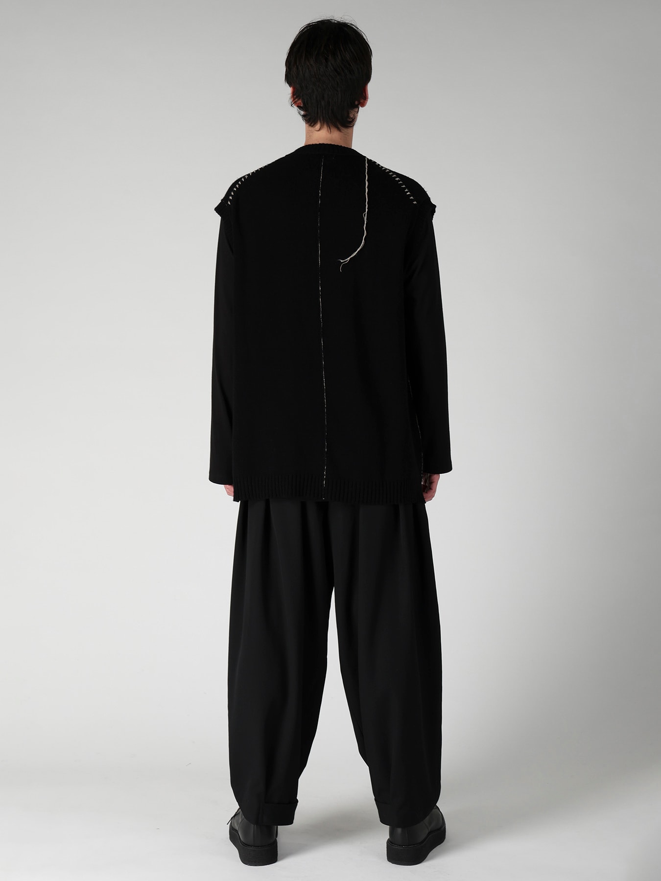 SINGLE JERSEY+EMBROIDERY EMBROIDERY ROUND NECK VEST