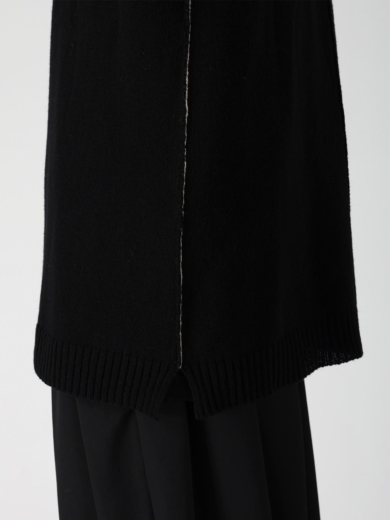 SINGLE JERSEY+EMBROIDERY EMBROIDERY ROUND NECK VEST