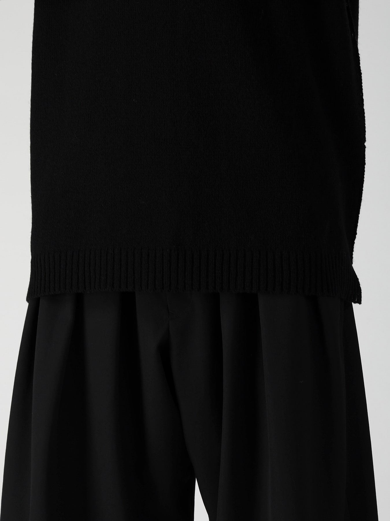 SINGLE JERSEY+EMBROIDERY EMBROIDERY ROUND NECK VEST
