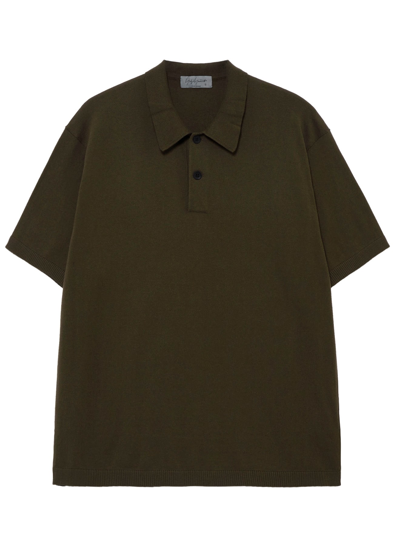 COTTON JERSEY KNIT POLO SHIRT