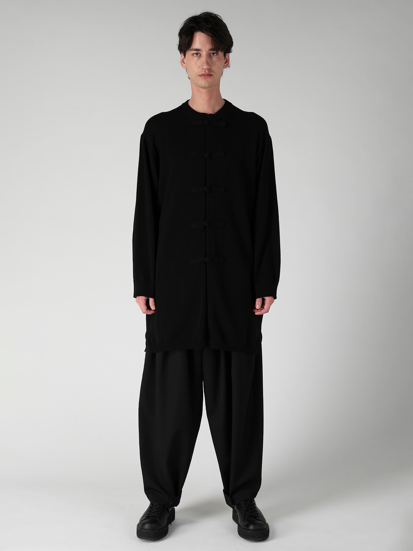 SINGLE JERSEY+CHINA BUTTON CHINA BUTTON ROUND NECK CD