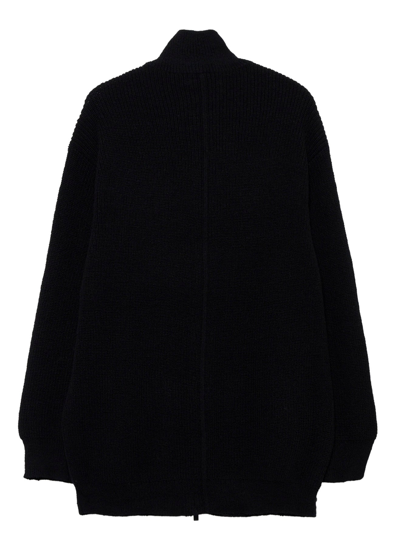 PARALLELED HALF CARDIGAN POCKET DETAIL ZIP BLOUSON