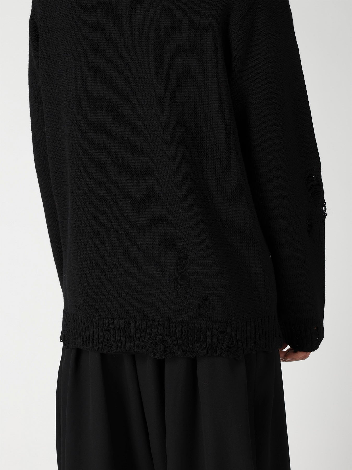 5G 3PLY SINGLE JERSEY  HIGH NECK ZIP CARDIGAN