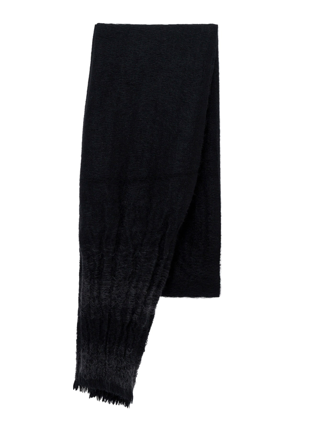 W/KID MOHAIR GATHER STRIPE STOLE