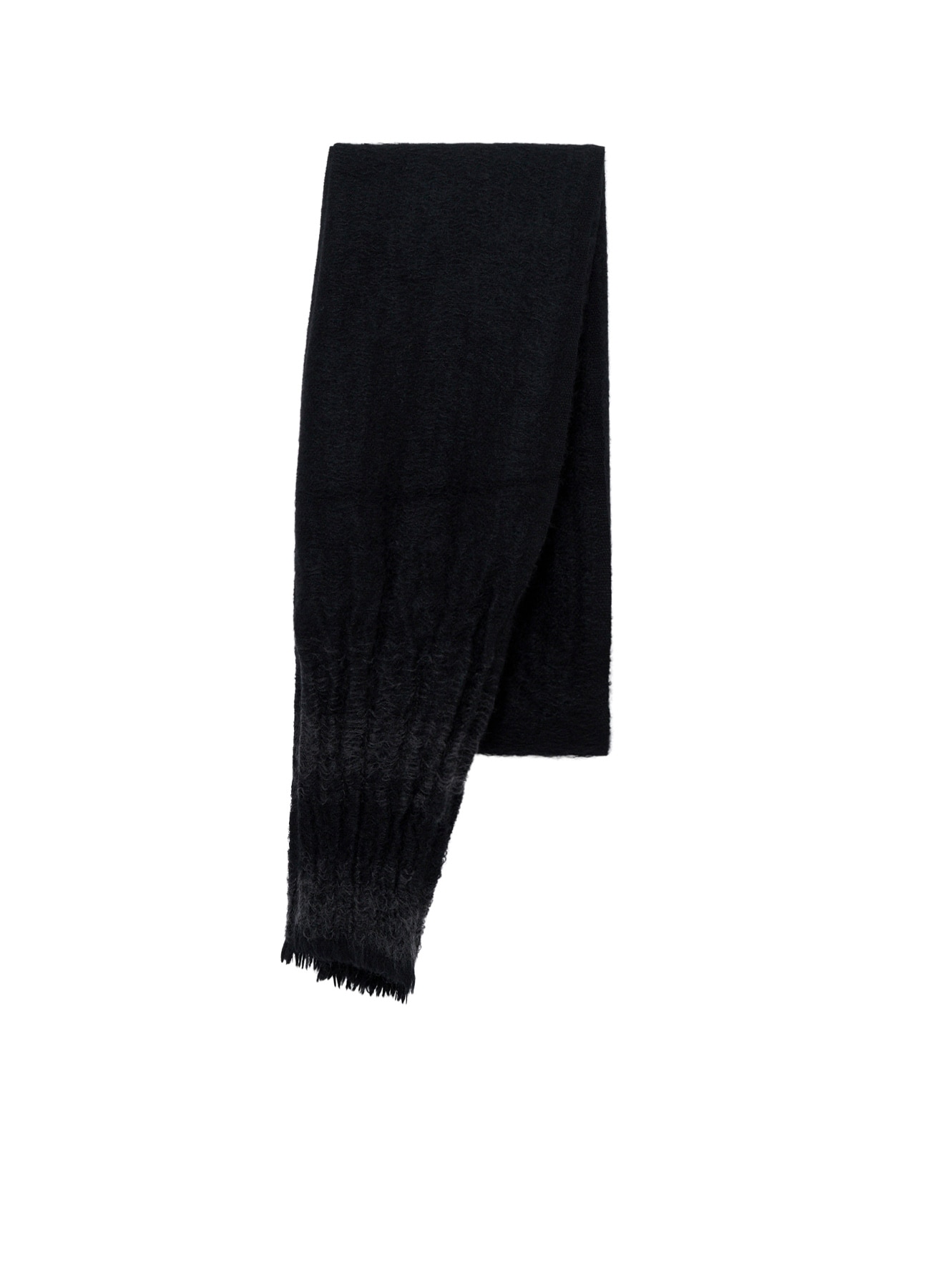 W/KID MOHAIR GATHER STRIPE STOLE
